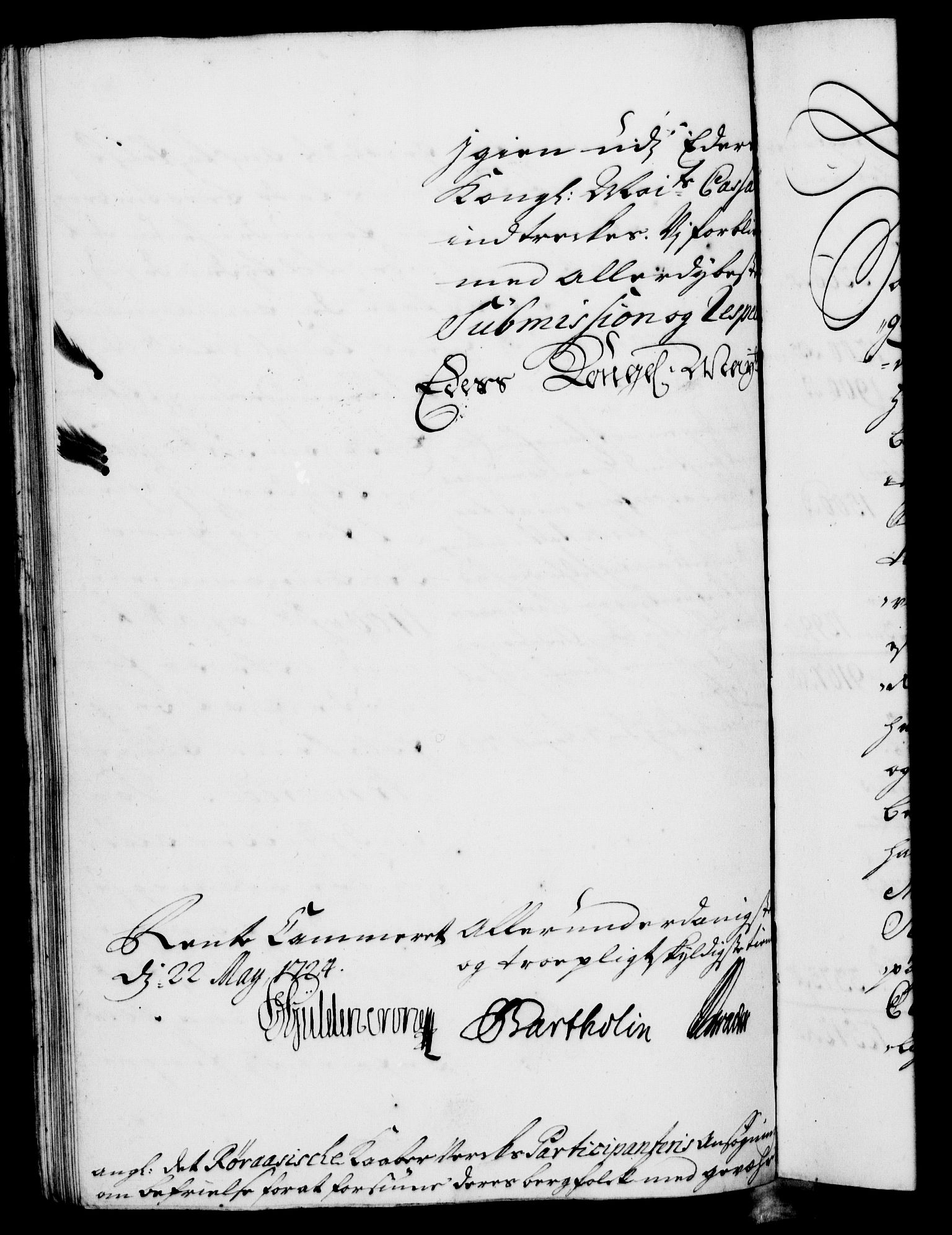 Rentekammeret, Kammerkanselliet, AV/RA-EA-3111/G/Gf/Gfa/L0007: Norsk relasjons- og resolusjonsprotokoll (merket RK 52.7), 1724, p. 570