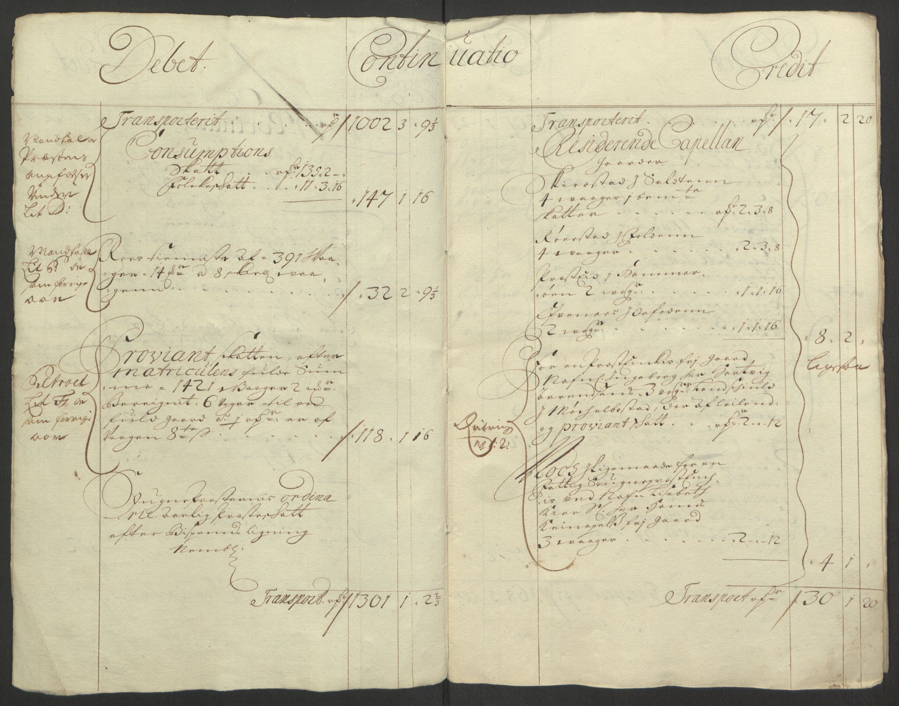 Rentekammeret inntil 1814, Reviderte regnskaper, Fogderegnskap, AV/RA-EA-4092/R66/L4578: Fogderegnskap Salten, 1694-1696, p. 103