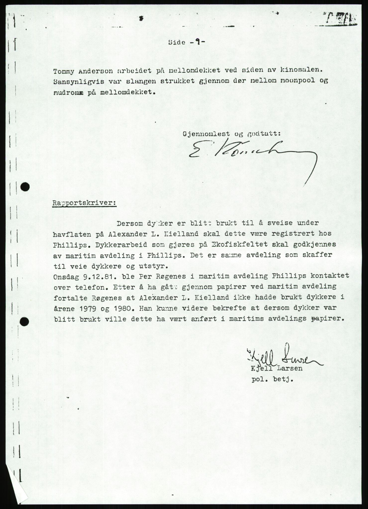 Pa 1503 - Stavanger Drilling AS, AV/SAST-A-101906/Da/L0001: Alexander L. Kielland - Begrensningssak Stavanger byrett, 1986, p. 300