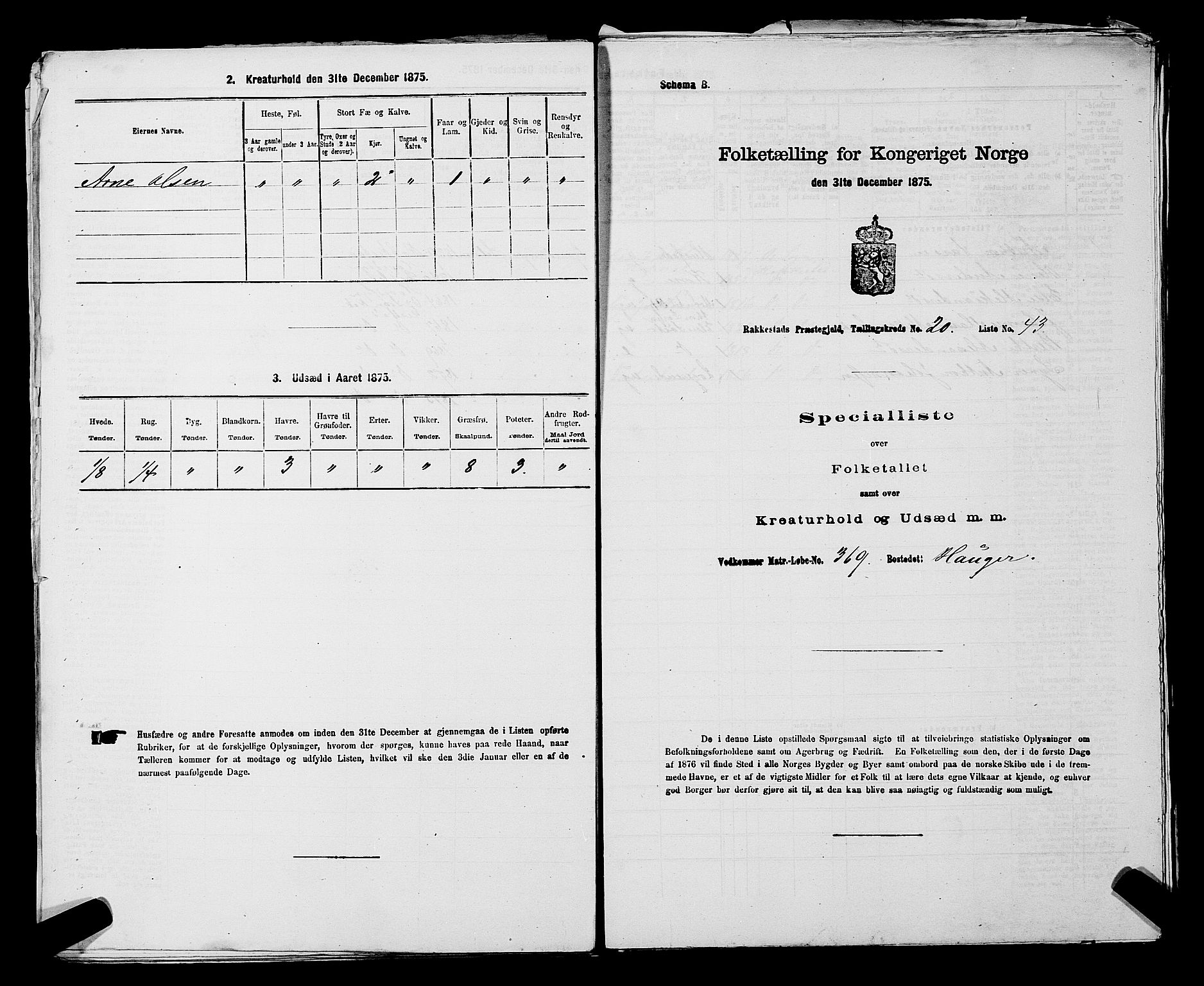 RA, 1875 census for 0128P Rakkestad, 1875, p. 2178