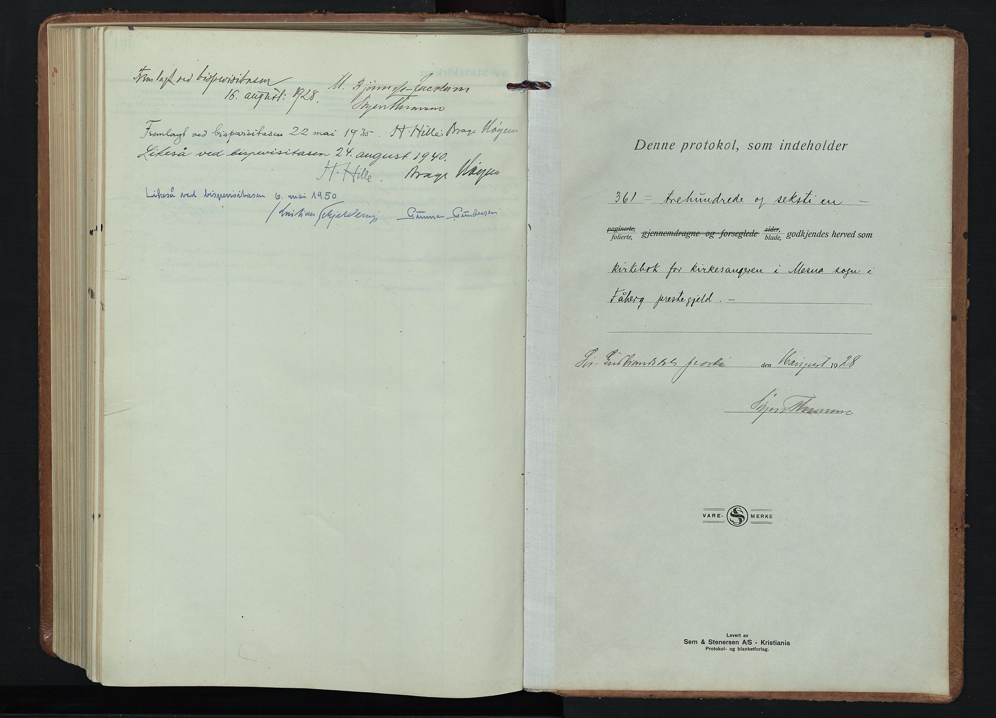 Fåberg prestekontor, AV/SAH-PREST-086/H/Ha/Hab/L0015: Parish register (copy) no. 15, 1924-1949