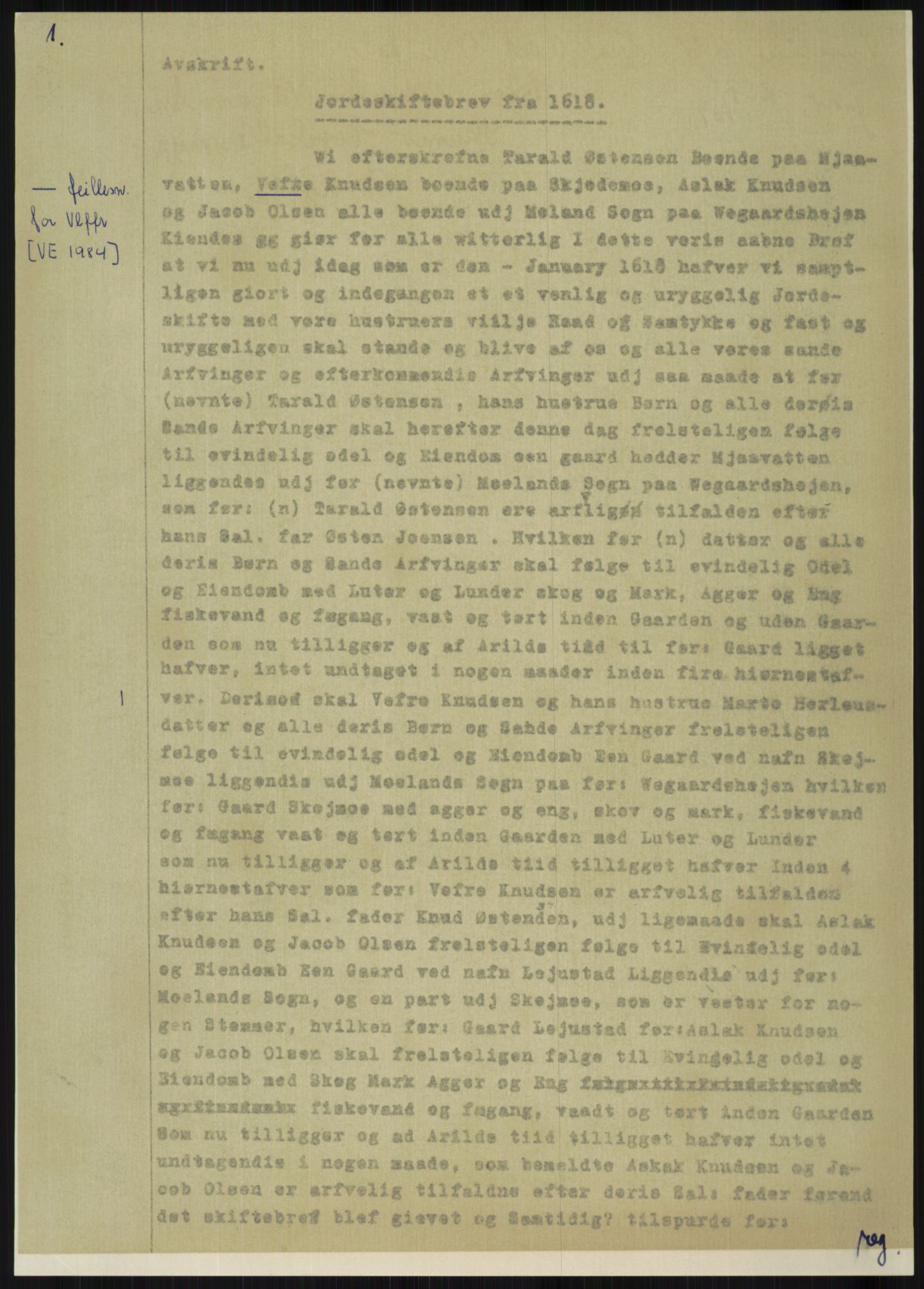 Samlinger til kildeutgivelse, Diplomavskriftsamlingen, RA/EA-4053/H/Ha, p. 3205