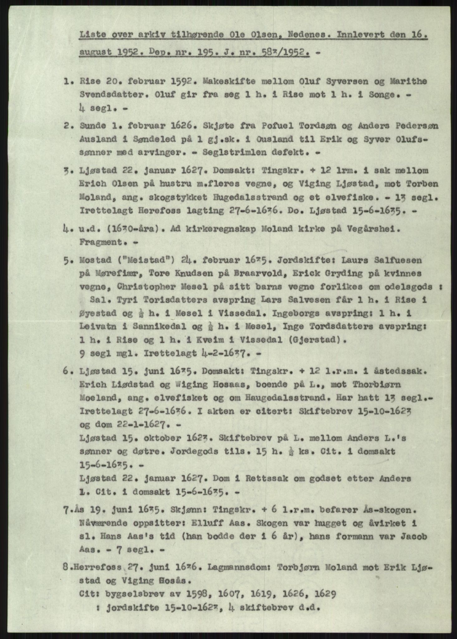 Samlinger til kildeutgivelse, Diplomavskriftsamlingen, AV/RA-EA-4053/H/Ha, p. 2971