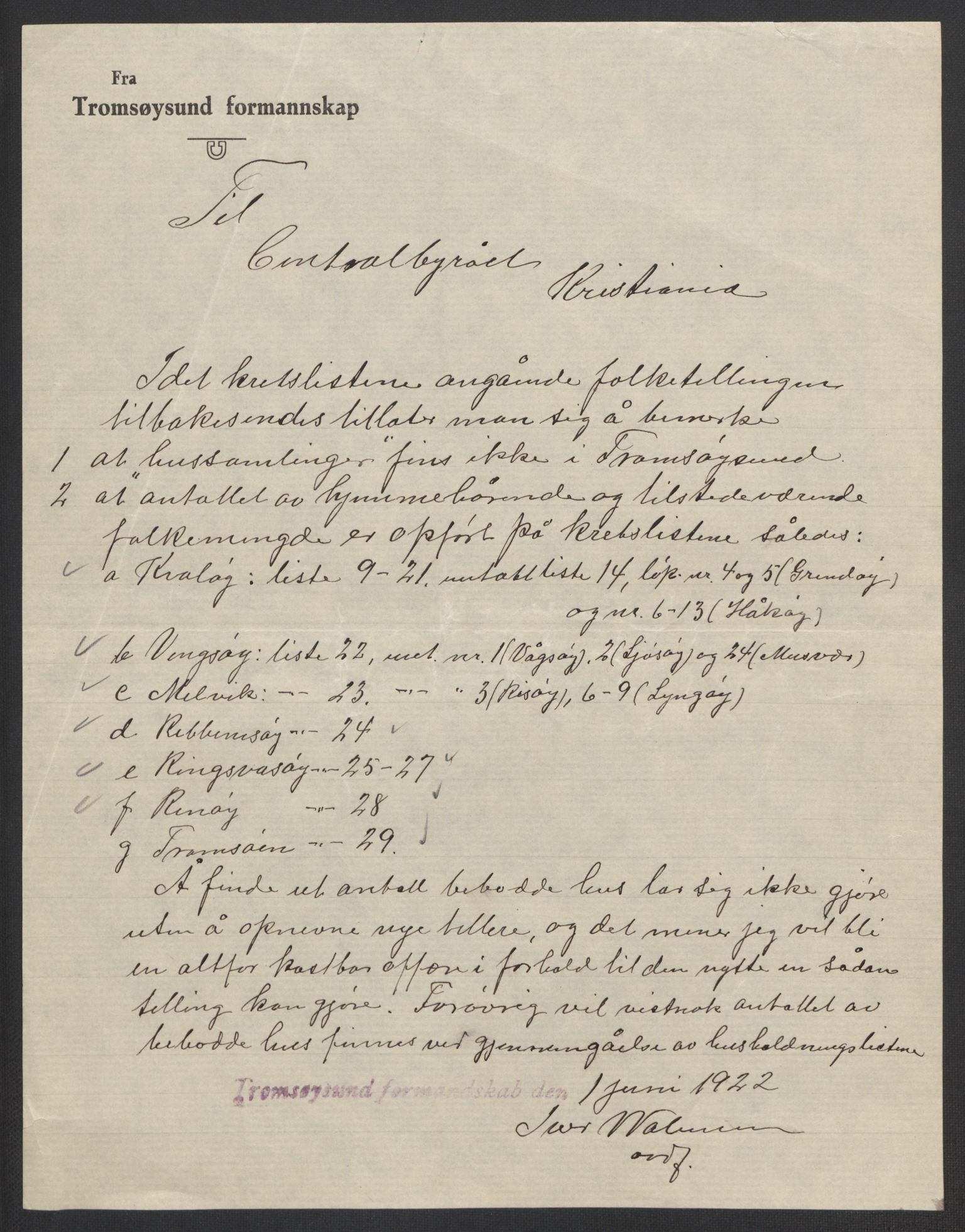 SATØ, 1920 census for Tromsøysund, 1920, p. 3