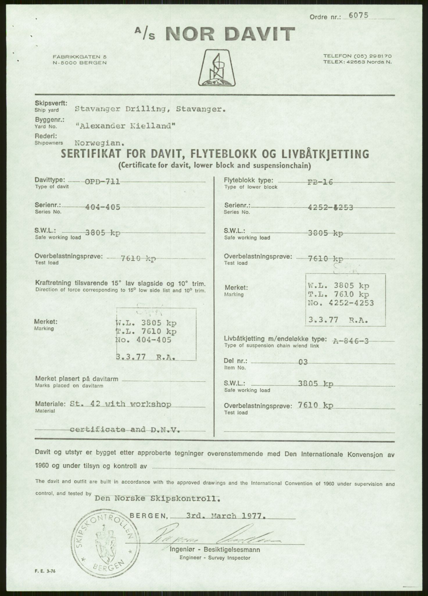 Justisdepartementet, Granskningskommisjonen ved Alexander Kielland-ulykken 27.3.1980, AV/RA-S-1165/D/L0006: A Alexander L. Kielland (Doku.liste + A3-A6, A11-A13, A18-A20-A21, A23, A31 av 31)/Dykkerjournaler, 1980-1981, p. 17