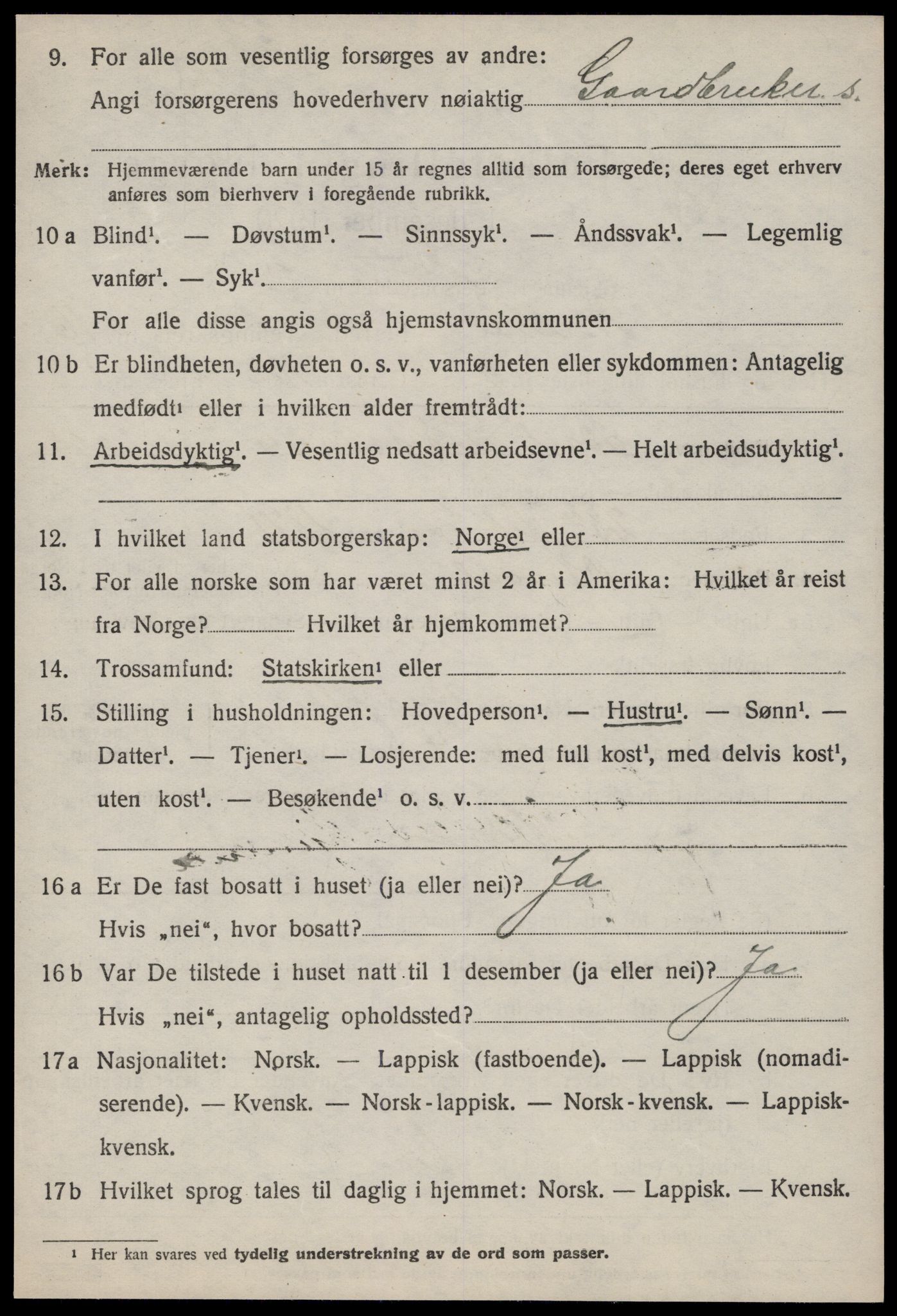 SAT, 1920 census for Meldal, 1920, p. 10832