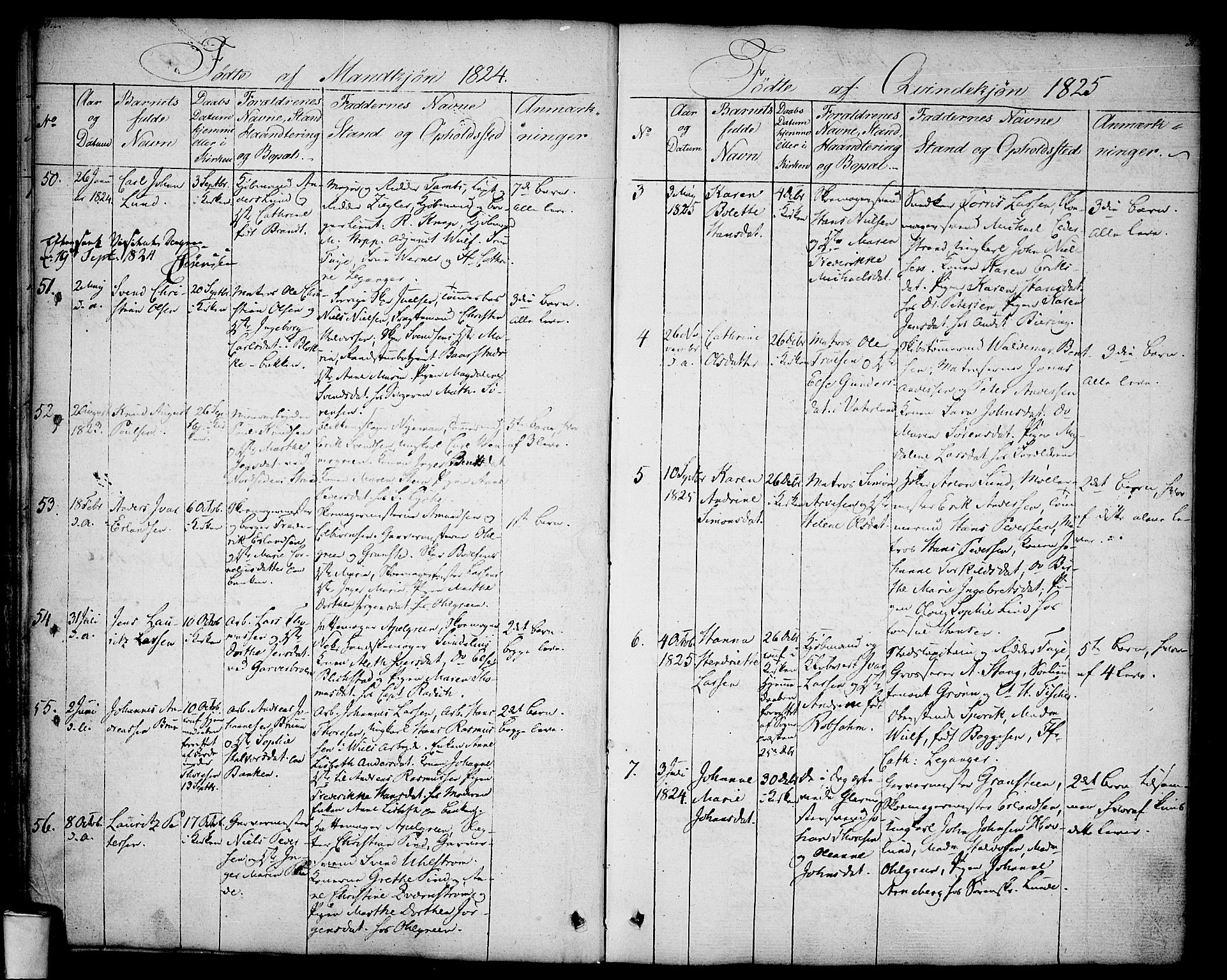 Halden prestekontor Kirkebøker, SAO/A-10909/F/Fa/L0004: Parish register (official) no. I 4, 1823-1834, p. 30-31