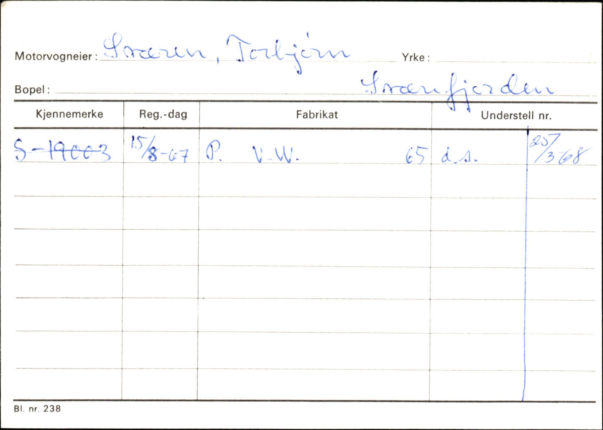 Statens vegvesen, Sogn og Fjordane vegkontor, AV/SAB-A-5301/4/F/L0132: Eigarregister Askvoll A-Å. Balestrand A-Å, 1945-1975, p. 2378