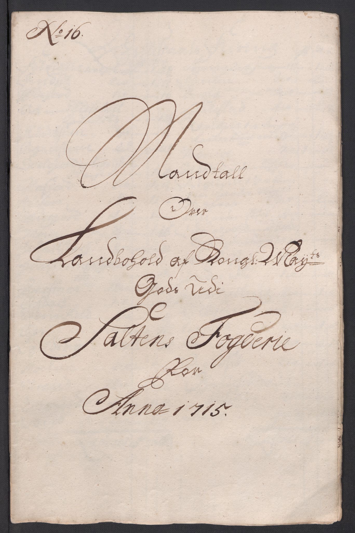 Rentekammeret inntil 1814, Reviderte regnskaper, Fogderegnskap, AV/RA-EA-4092/R66/L4585: Fogderegnskap Salten, 1715, p. 200