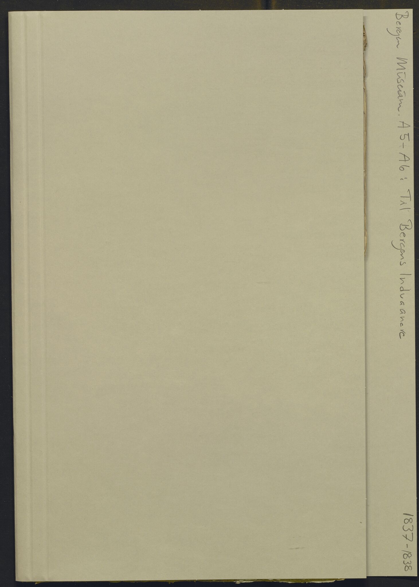 Bergens Museum, AV/SAB-A-17301/02/Y/Yb/L0001: Diverse, 1825-1952, p. 100