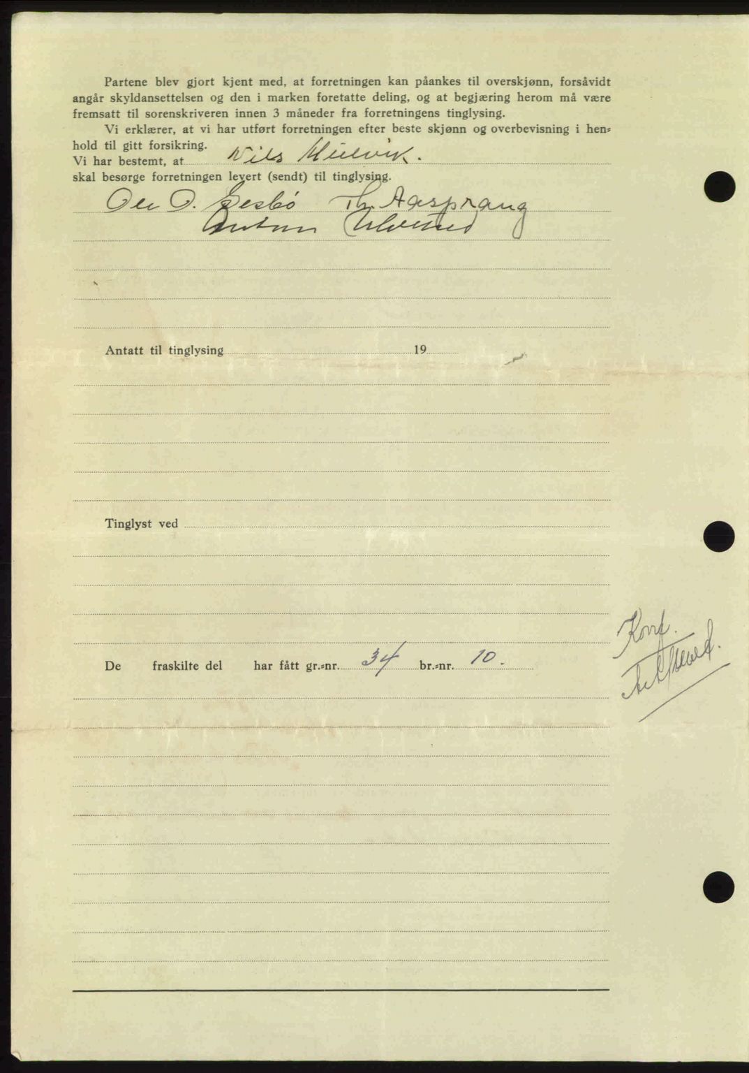 Nordmøre sorenskriveri, AV/SAT-A-4132/1/2/2Ca: Mortgage book no. A115, 1950-1950, Diary no: : 2076/1950