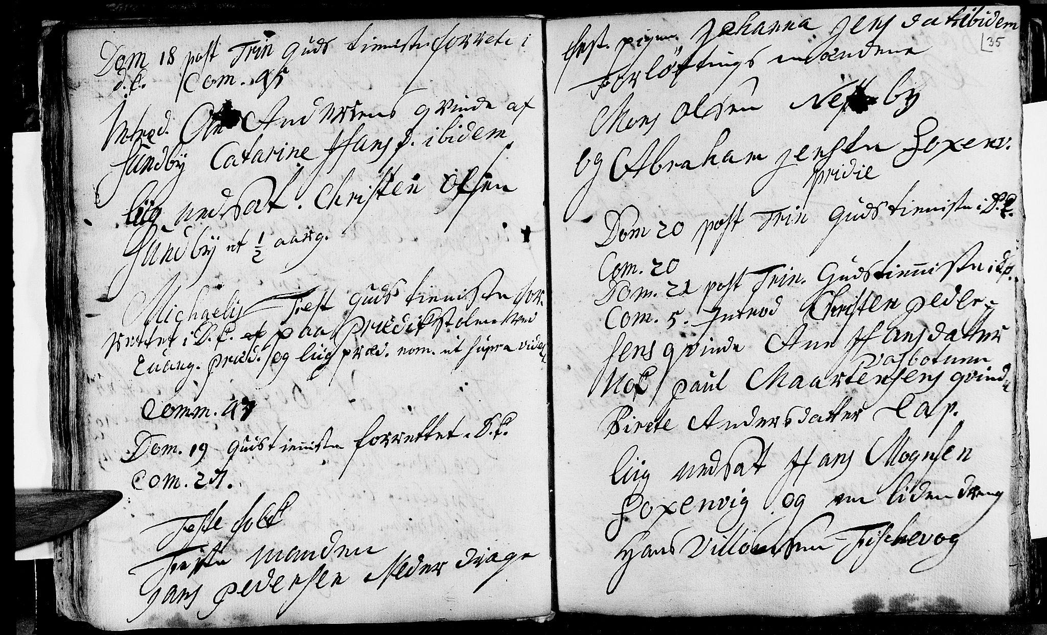 Ministerialprotokoller, klokkerbøker og fødselsregistre - Nordland, AV/SAT-A-1459/847/L0662: Parish register (official) no. 847A02, 1735-1749, p. 35