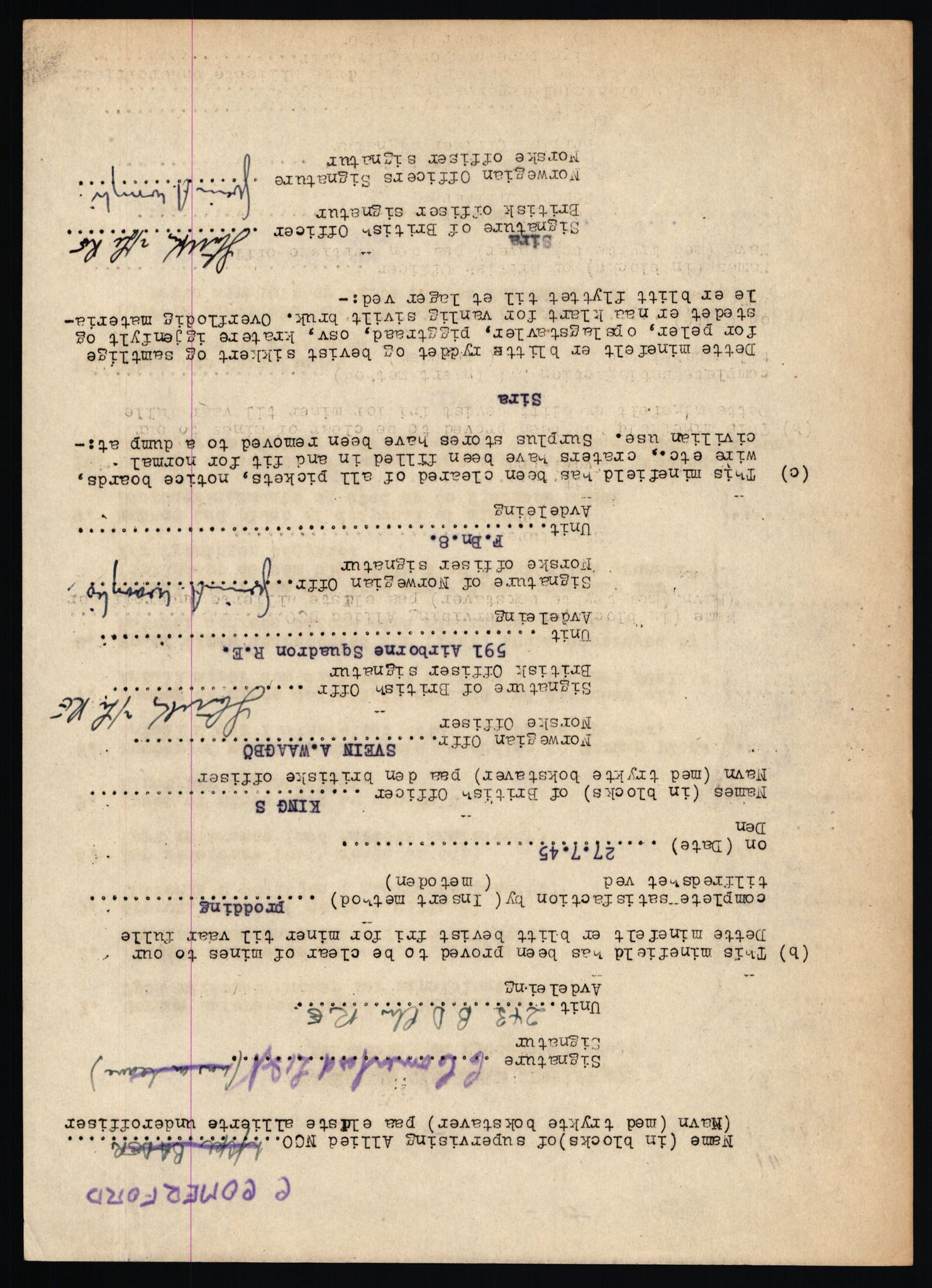 Deutscher Oberbefehlshaber Norwegen (DOBN), RA/RAFA-2197/D/Dl/L0115: DB Zone Stavanger Abt. Ia, 1945, p. 802