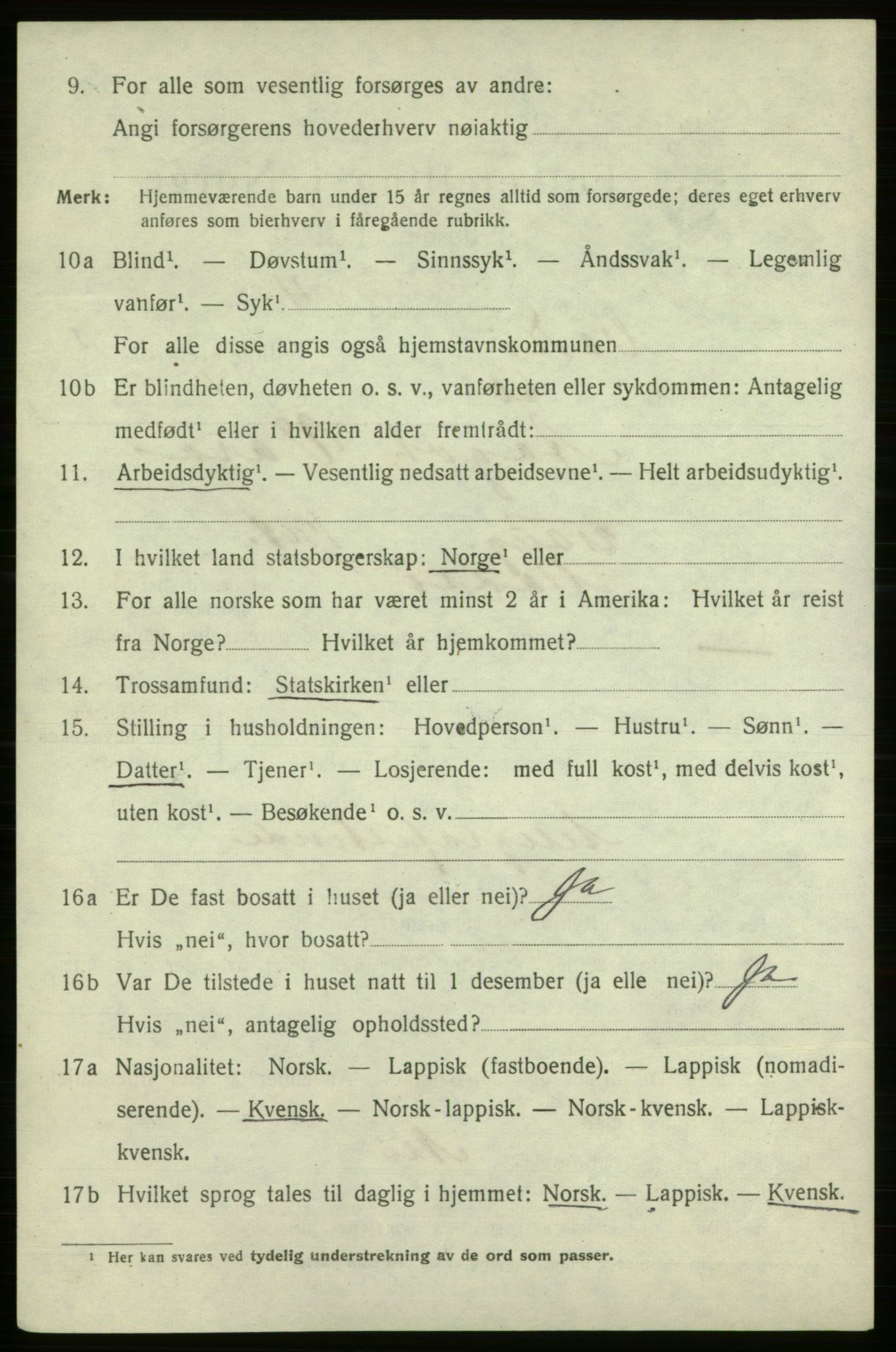 SATØ, 1920 census for Vadsø, 1920, p. 2202