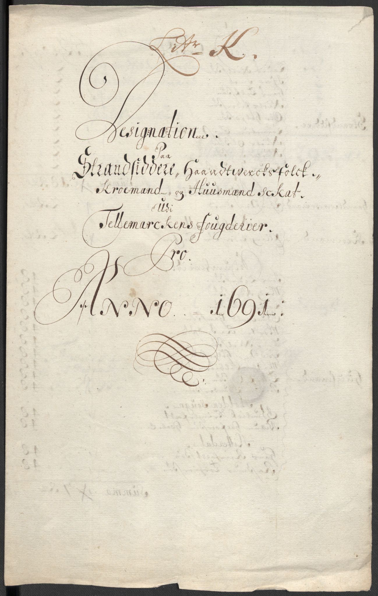 Rentekammeret inntil 1814, Reviderte regnskaper, Fogderegnskap, RA/EA-4092/R35/L2089: Fogderegnskap Øvre og Nedre Telemark, 1690-1692, p. 417