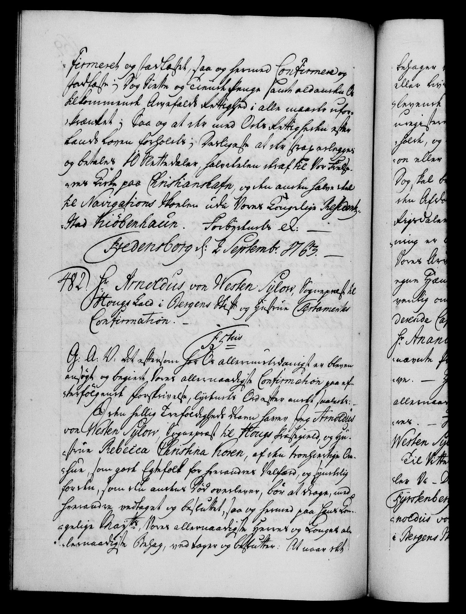 Danske Kanselli 1572-1799, RA/EA-3023/F/Fc/Fca/Fcaa/L0042: Norske registre, 1763-1766, p. 169b