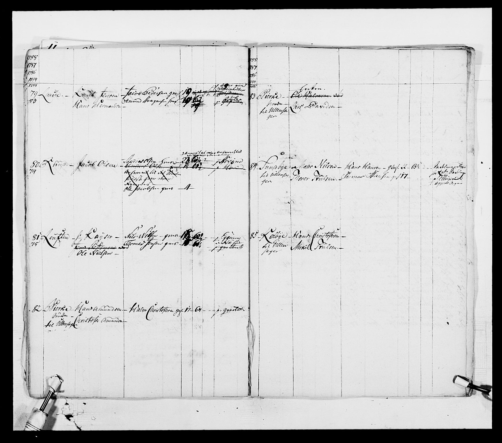 Generalitets- og kommissariatskollegiet, Det kongelige norske kommissariatskollegium, AV/RA-EA-5420/E/Eh/L0003: 1. Sønnafjelske dragonregiment, 1767-1812, p. 615