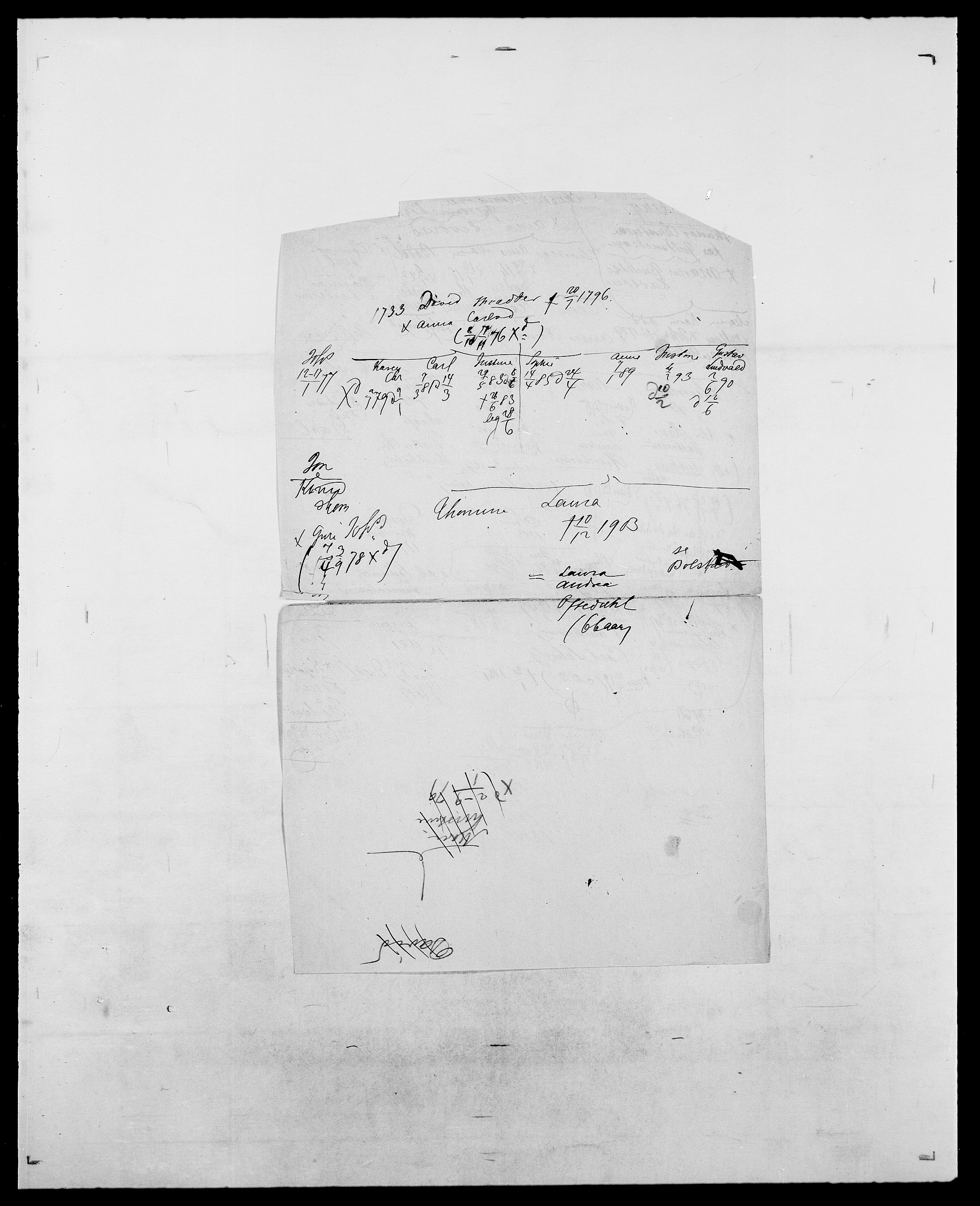 Delgobe, Charles Antoine - samling, SAO/PAO-0038/D/Da/L0034: Saabye - Schmincke, p. 836