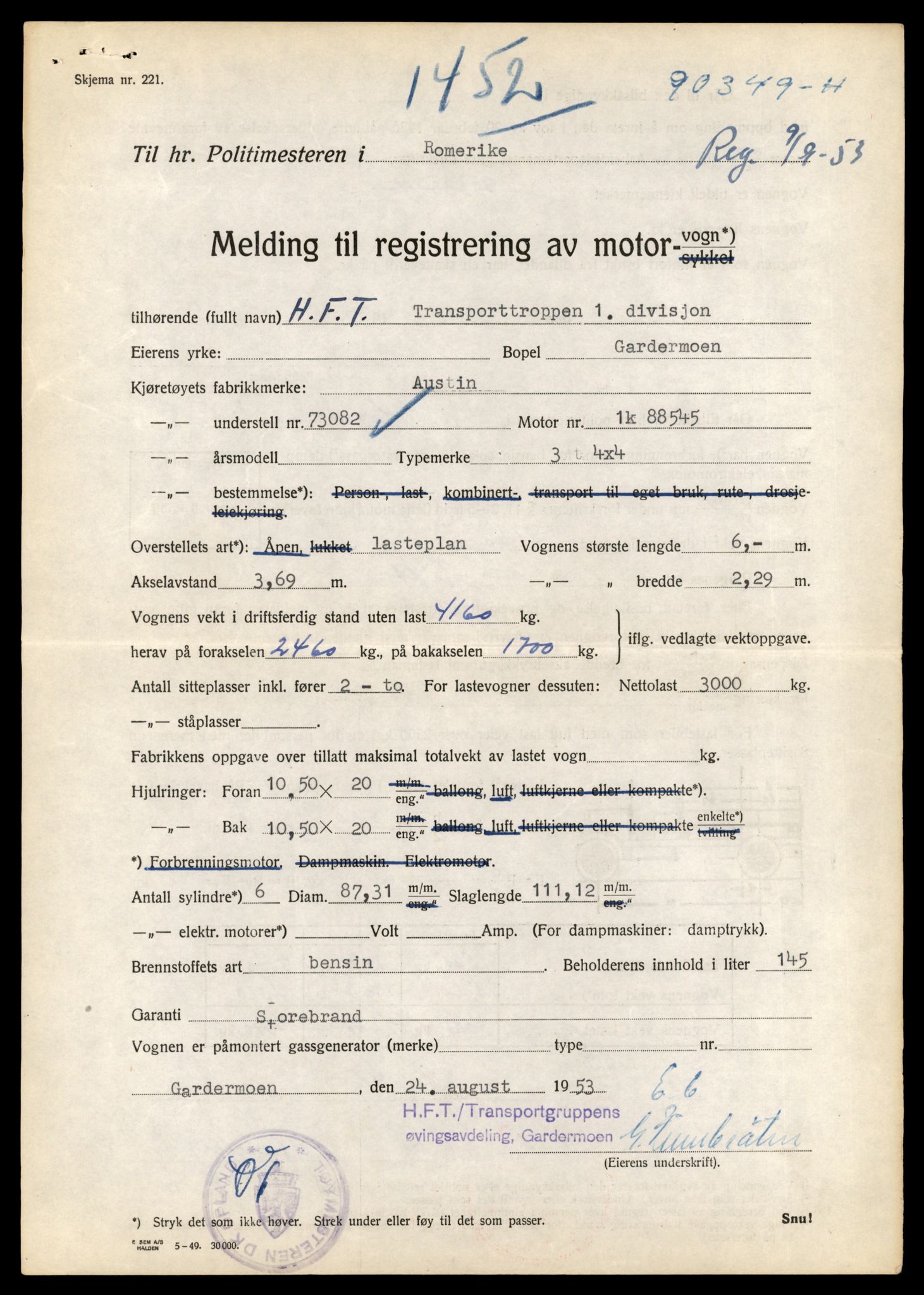 Møre og Romsdal vegkontor - Ålesund trafikkstasjon, AV/SAT-A-4099/F/Fe/L0035: Registreringskort for kjøretøy T 12653 - T 12829, 1927-1998, p. 3246