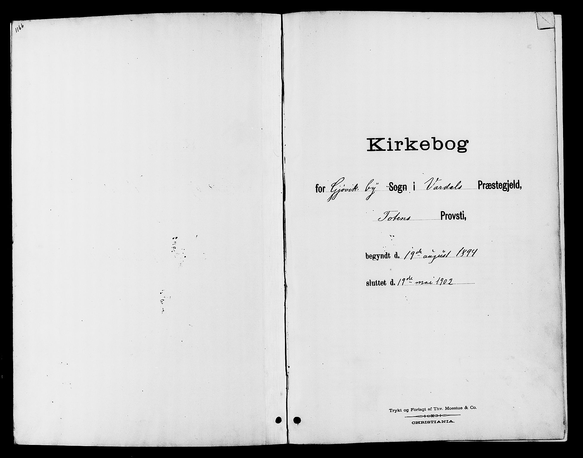 Vardal prestekontor, AV/SAH-PREST-100/H/Ha/Hab/L0009: Parish register (copy) no. 9, 1894-1902