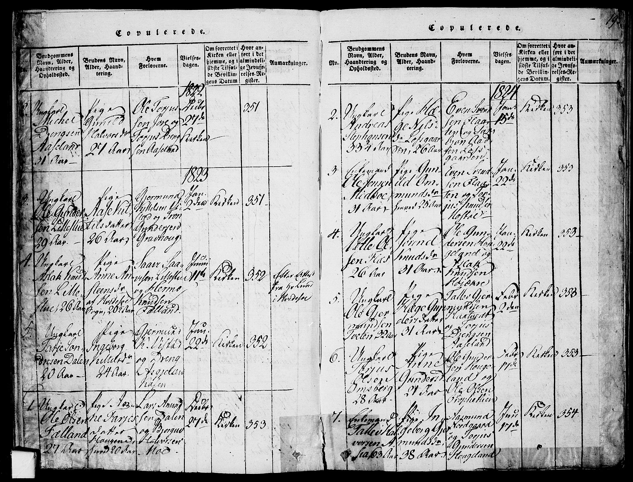 Mo kirkebøker, SAKO/A-286/F/Fa/L0004: Parish register (official) no. I 4, 1814-1844, p. 193
