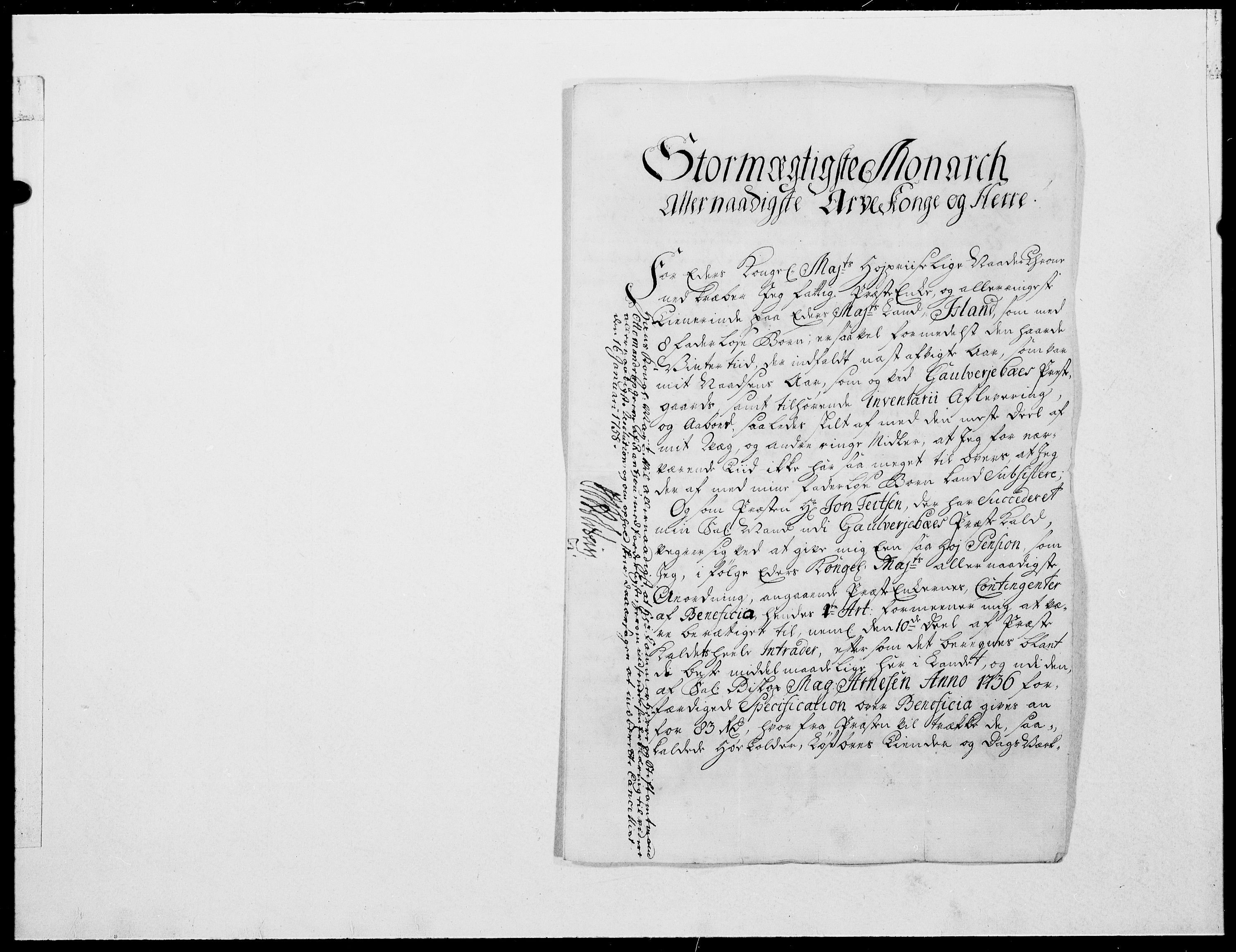 Danske Kanselli 1572-1799, RA/EA-3023/F/Fc/Fcc/Fcca/L0175: Norske innlegg 1572-1799, 1758, p. 138