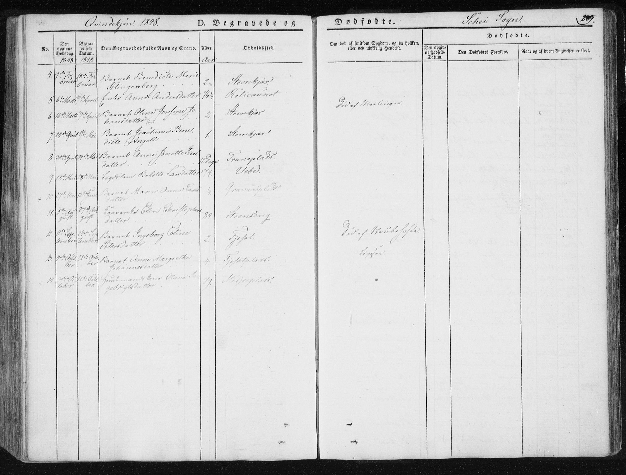 Ministerialprotokoller, klokkerbøker og fødselsregistre - Nord-Trøndelag, SAT/A-1458/735/L0339: Parish register (official) no. 735A06 /2, 1836-1848, p. 289