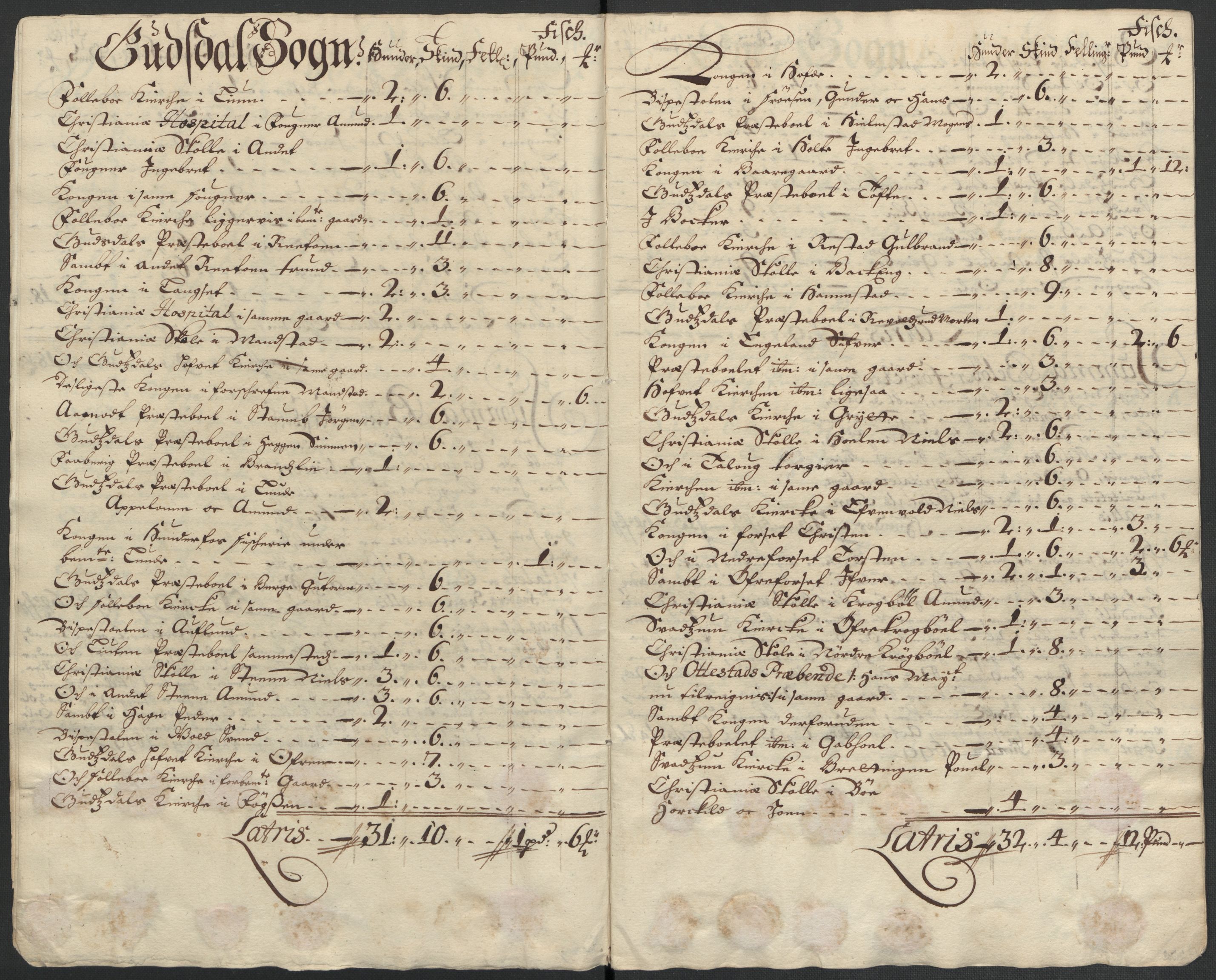 Rentekammeret inntil 1814, Reviderte regnskaper, Fogderegnskap, AV/RA-EA-4092/R17/L1172: Fogderegnskap Gudbrandsdal, 1699, p. 225