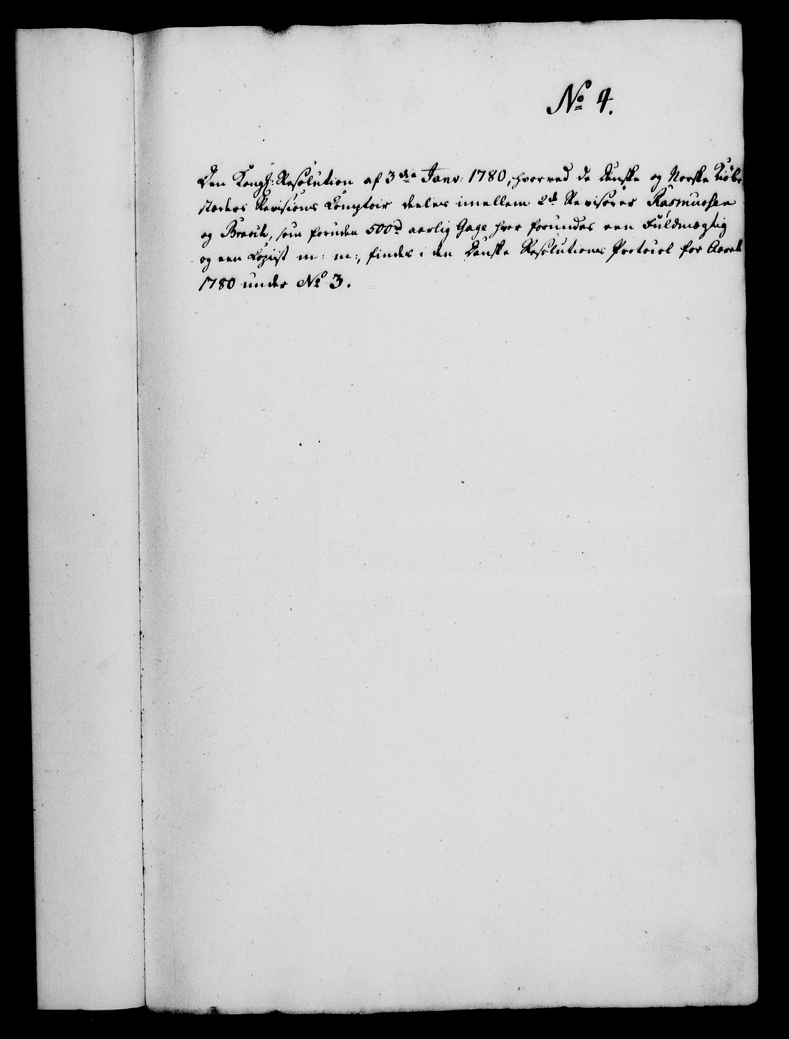 Rentekammeret, Kammerkanselliet, AV/RA-EA-3111/G/Gf/Gfa/L0062: Norsk relasjons- og resolusjonsprotokoll (merket RK 52.62), 1780, p. 54