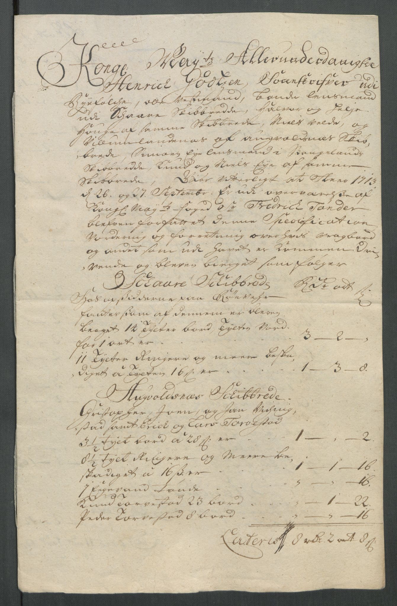 Rentekammeret inntil 1814, Reviderte regnskaper, Fogderegnskap, AV/RA-EA-4092/R47/L2866: Fogderegnskap Ryfylke, 1713, p. 288