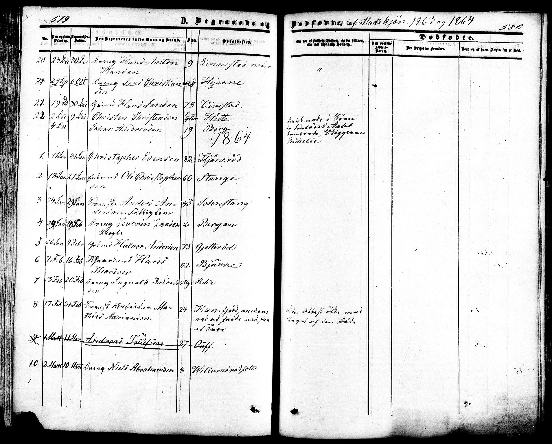 Ramnes kirkebøker, AV/SAKO-A-314/F/Fa/L0006: Parish register (official) no. I 6, 1862-1877, p. 579-580