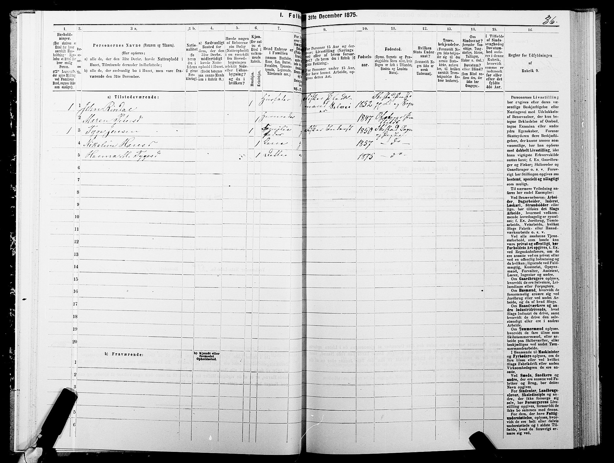 SATØ, 1875 census for 1917P Ibestad, 1875, p. 6036