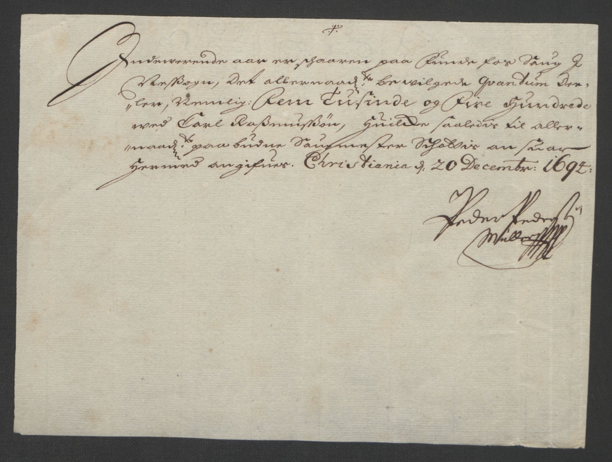 Rentekammeret inntil 1814, Reviderte regnskaper, Fogderegnskap, AV/RA-EA-4092/R12/L0706: Fogderegnskap Øvre Romerike, 1694, p. 249