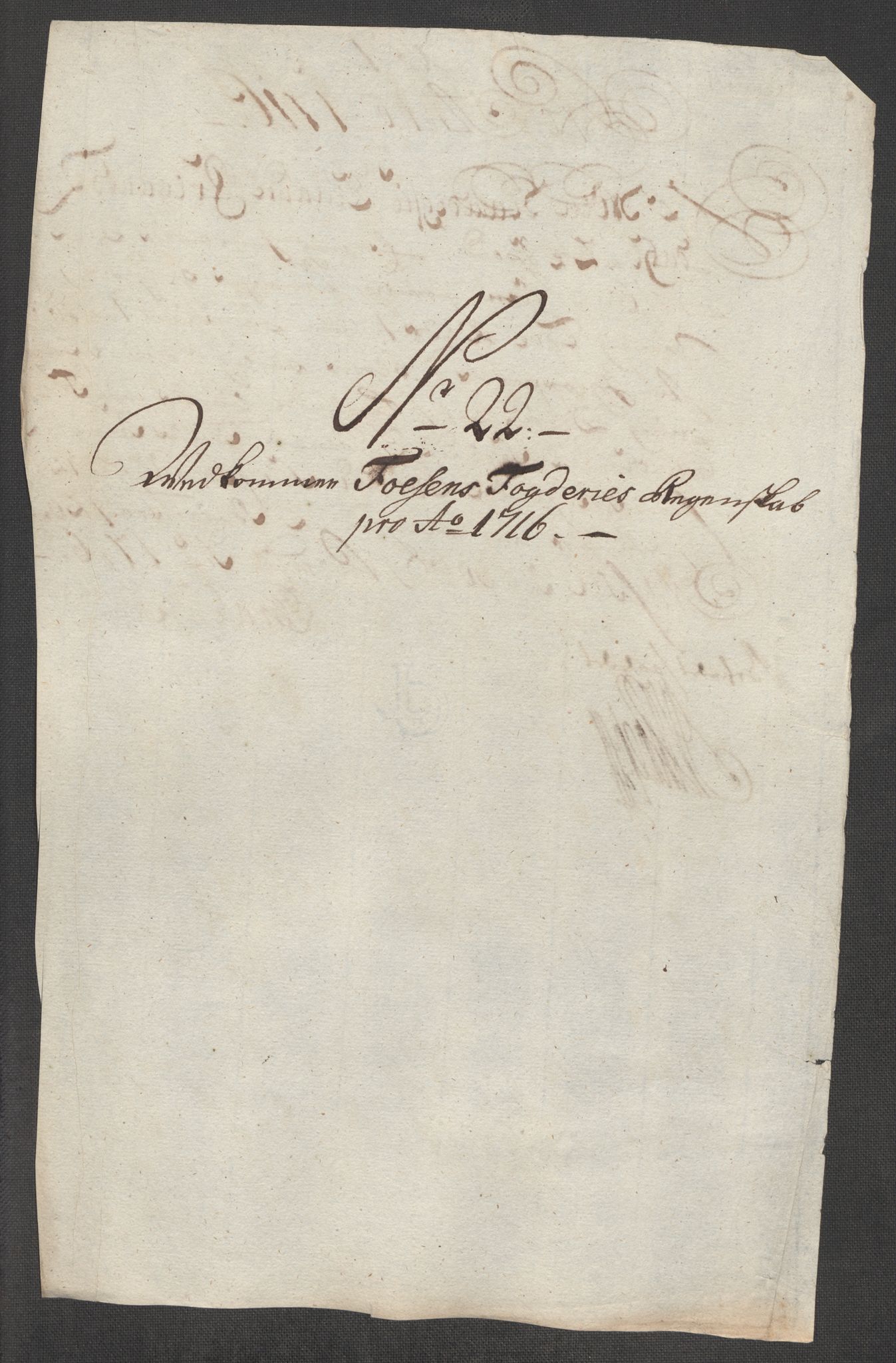 Rentekammeret inntil 1814, Reviderte regnskaper, Fogderegnskap, AV/RA-EA-4092/R57/L3864: Fogderegnskap Fosen, 1716, p. 181