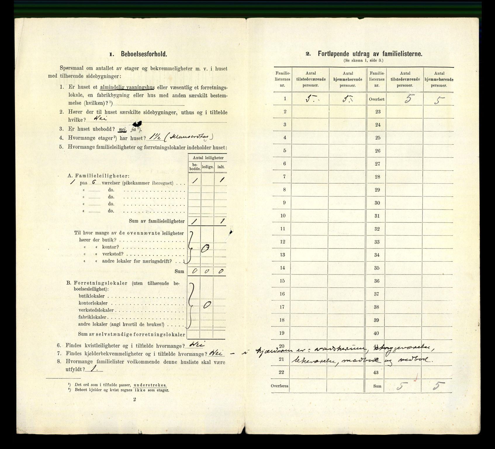 RA, 1910 census for Bergen, 1910, p. 26698