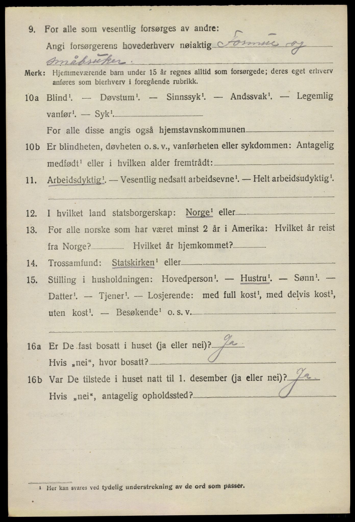 SAO, 1920 census for Rakkestad, 1920, p. 7418