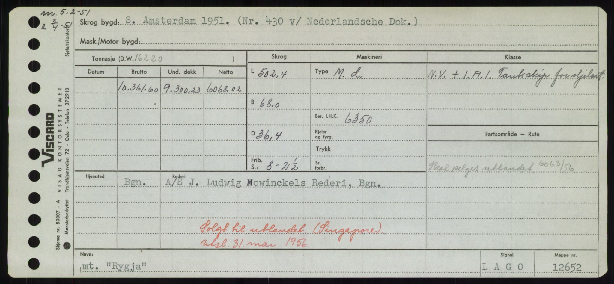 Sjøfartsdirektoratet med forløpere, Skipsmålingen, AV/RA-S-1627/H/Hd/L0031: Fartøy, Rju-Sam, p. 381