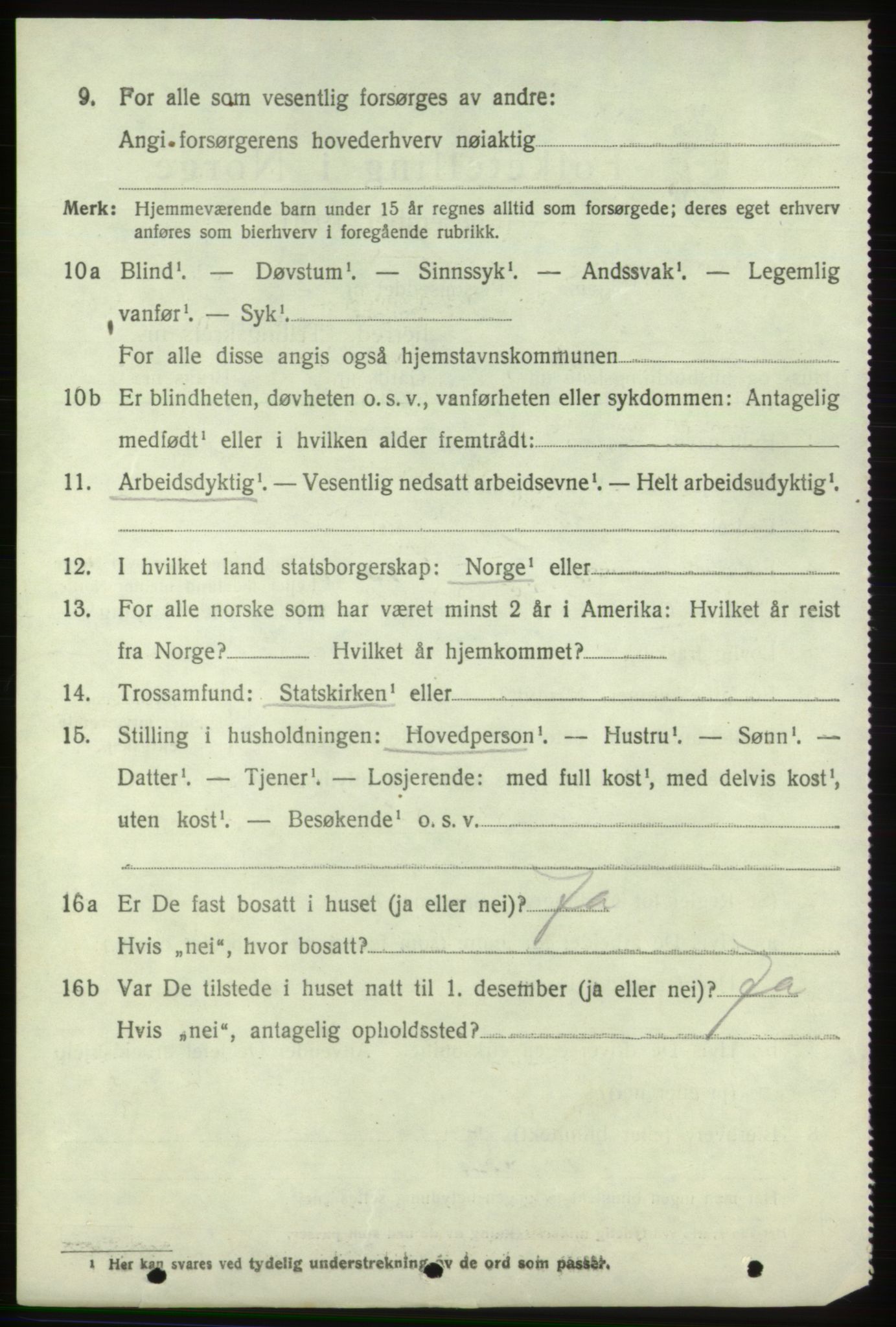 SAB, 1920 census for Skånevik, 1920, p. 3798