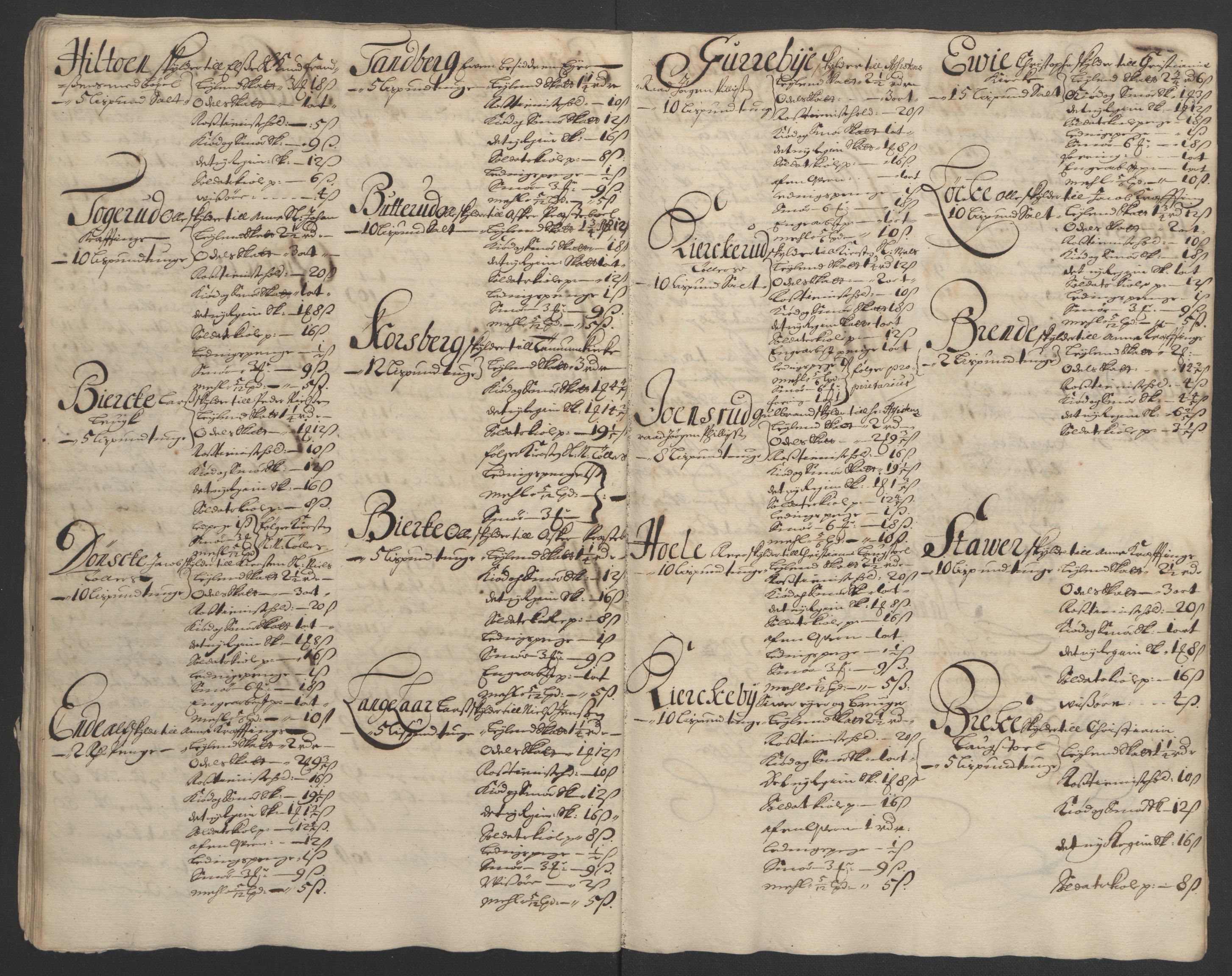 Rentekammeret inntil 1814, Reviderte regnskaper, Fogderegnskap, AV/RA-EA-4092/R08/L0426: Fogderegnskap Aker, 1692-1693, p. 57