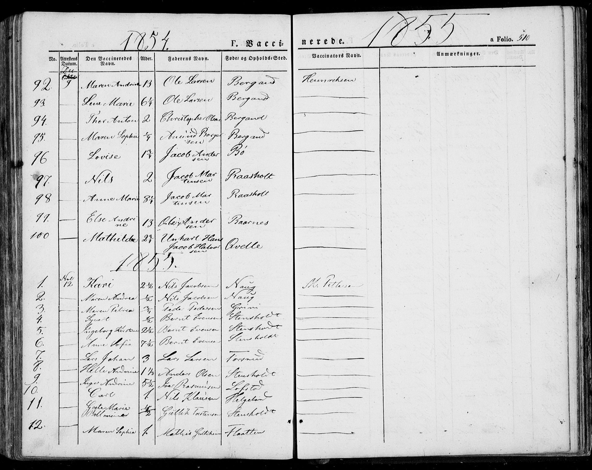 Lardal kirkebøker, AV/SAKO-A-350/F/Fa/L0006: Parish register (official) no. I 6, 1835-1860, p. 510