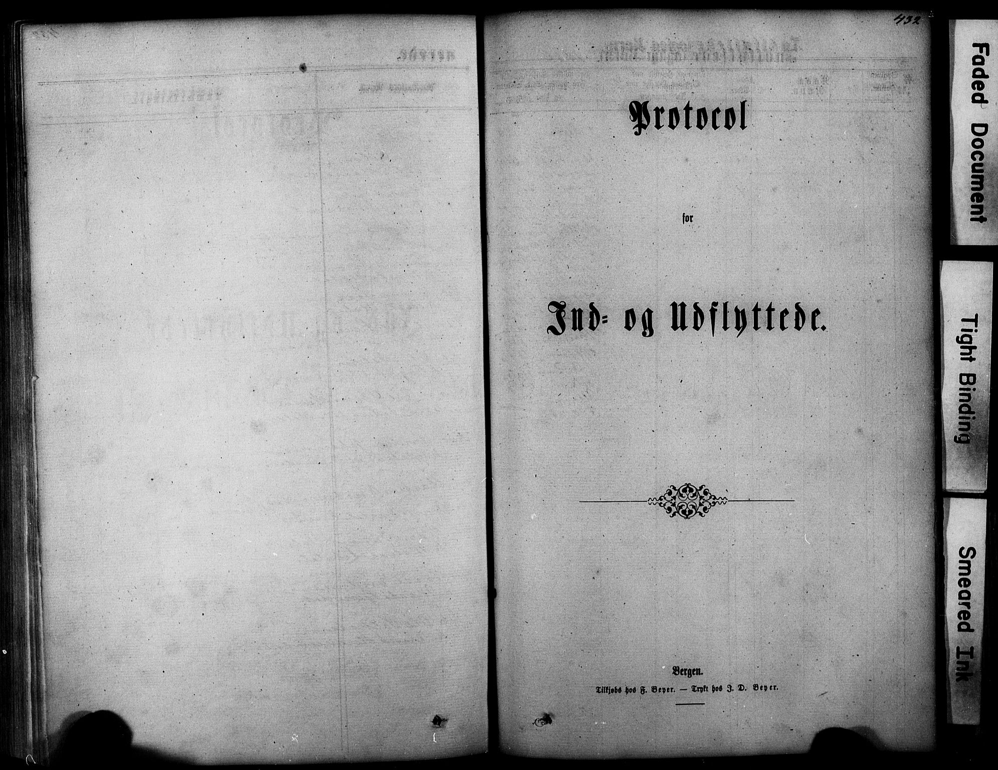 Hafslo sokneprestembete, SAB/A-80301/H/Hab/Haba/L0001: Parish register (copy) no. A 1, 1866-1908, p. 432