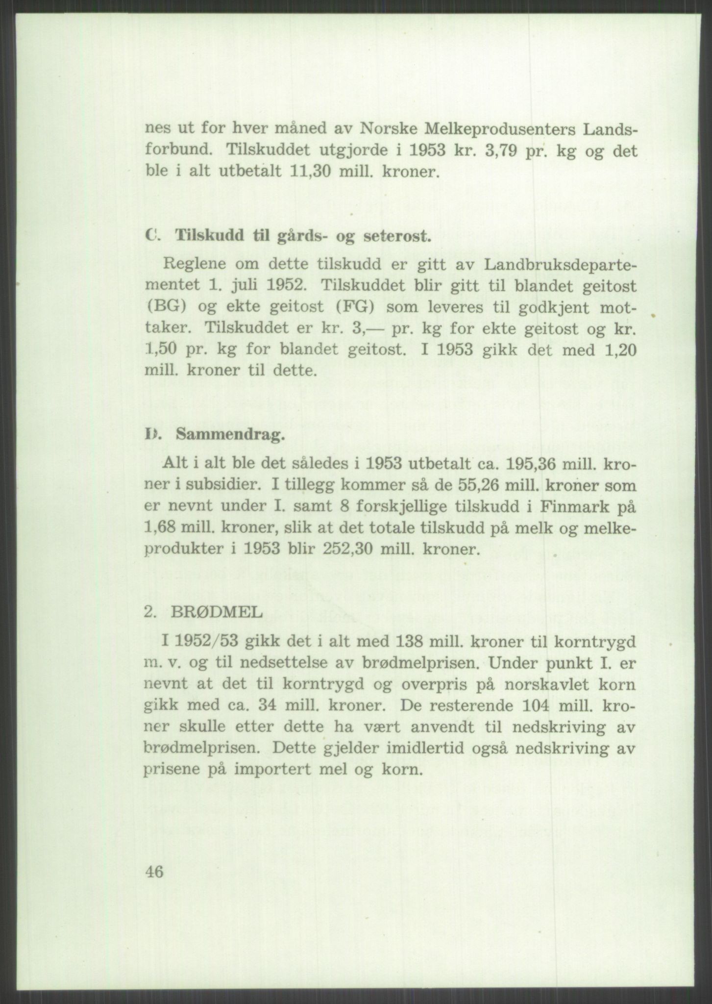 Høyres Hovedorganisasjon, RA/PA-0583/1/D/Dd/L0131: 21 Stortinget/23 Statsministeren. Regjeringen, 1951-1965, p. 1198