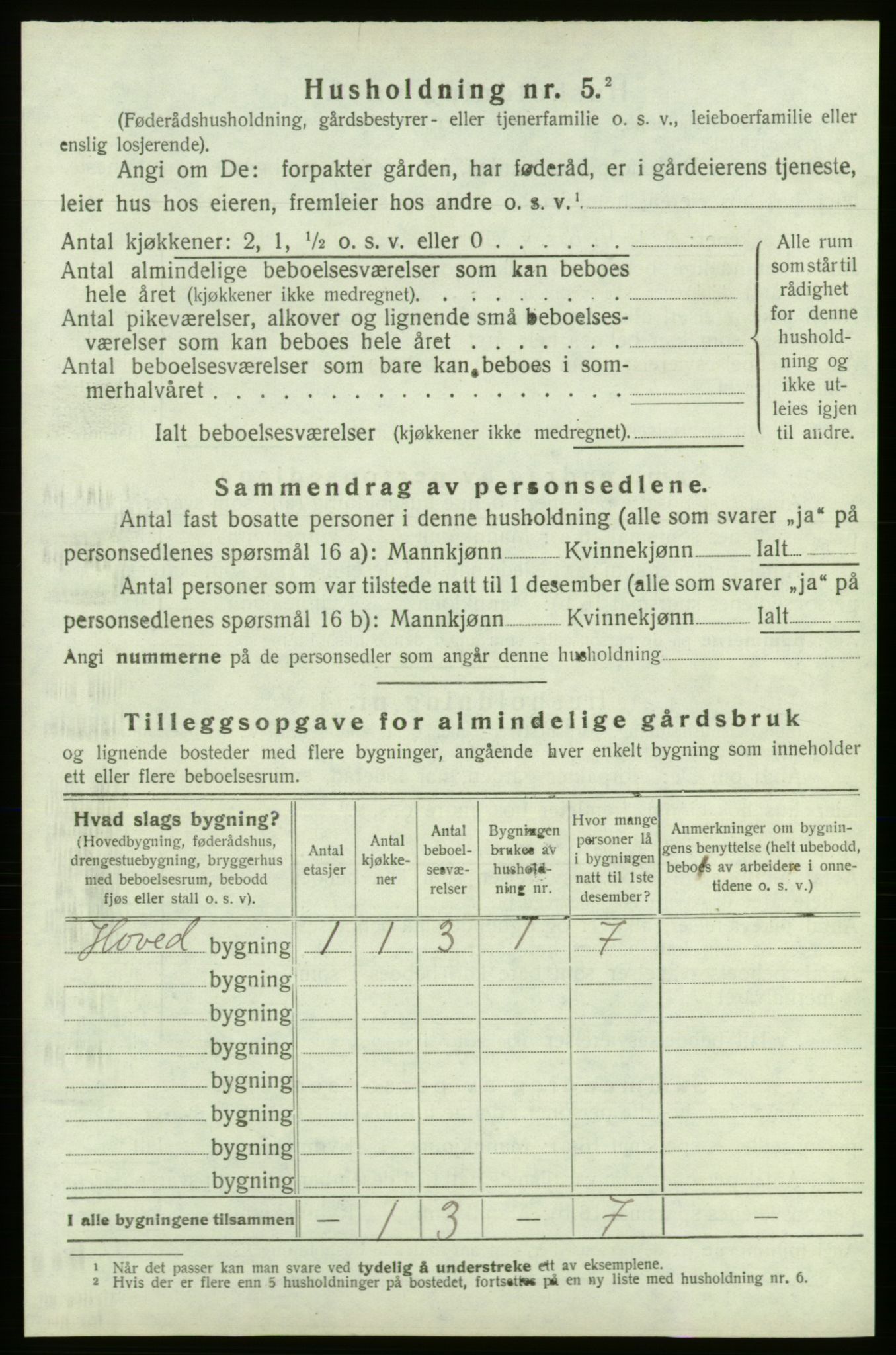 SAB, 1920 census for Kvinnherad, 1920, p. 2851