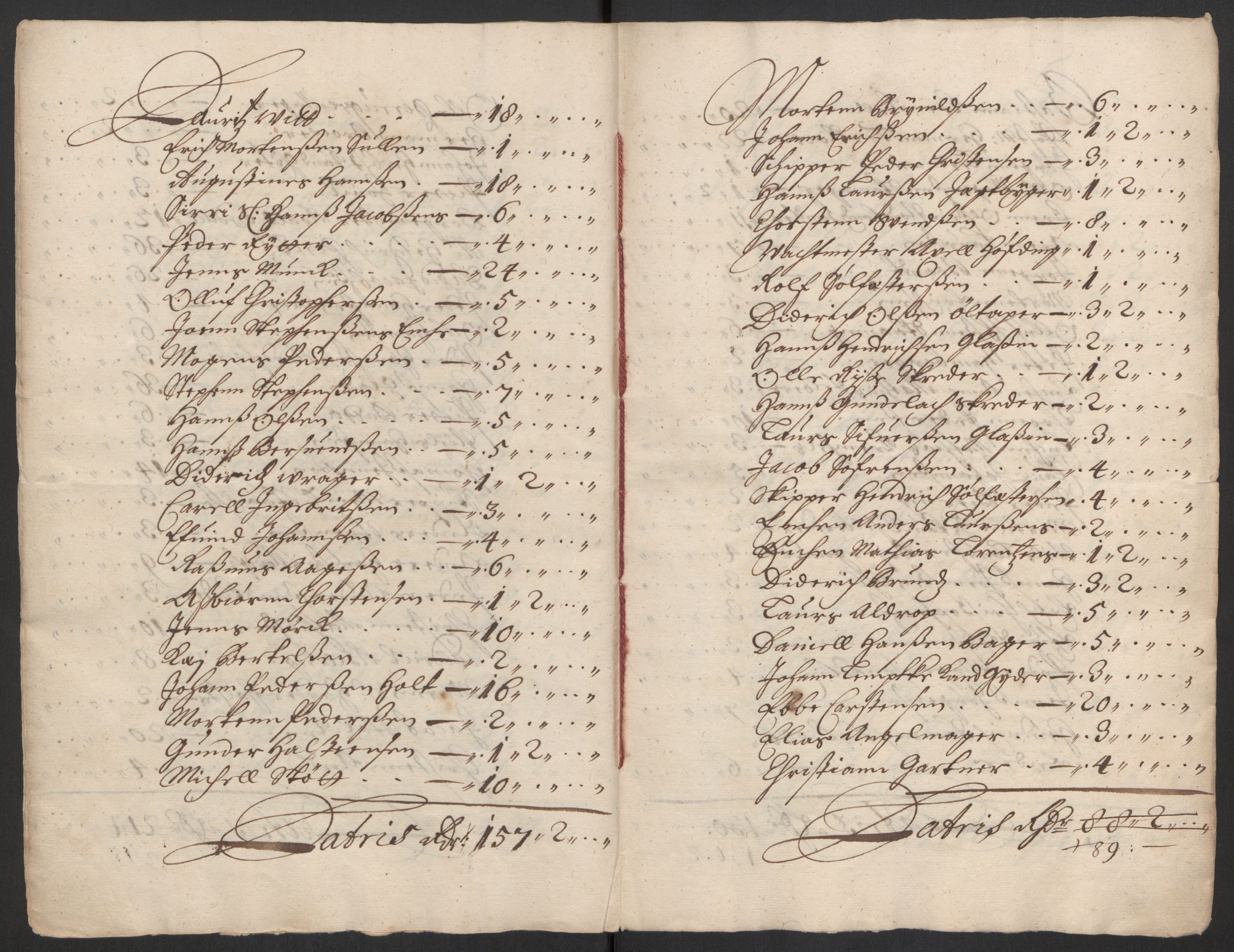 Rentekammeret inntil 1814, Reviderte regnskaper, Byregnskaper, AV/RA-EA-4066/R/Rs/L0505: [S2] Kontribusjonsregnskap, 1686-1691, p. 123