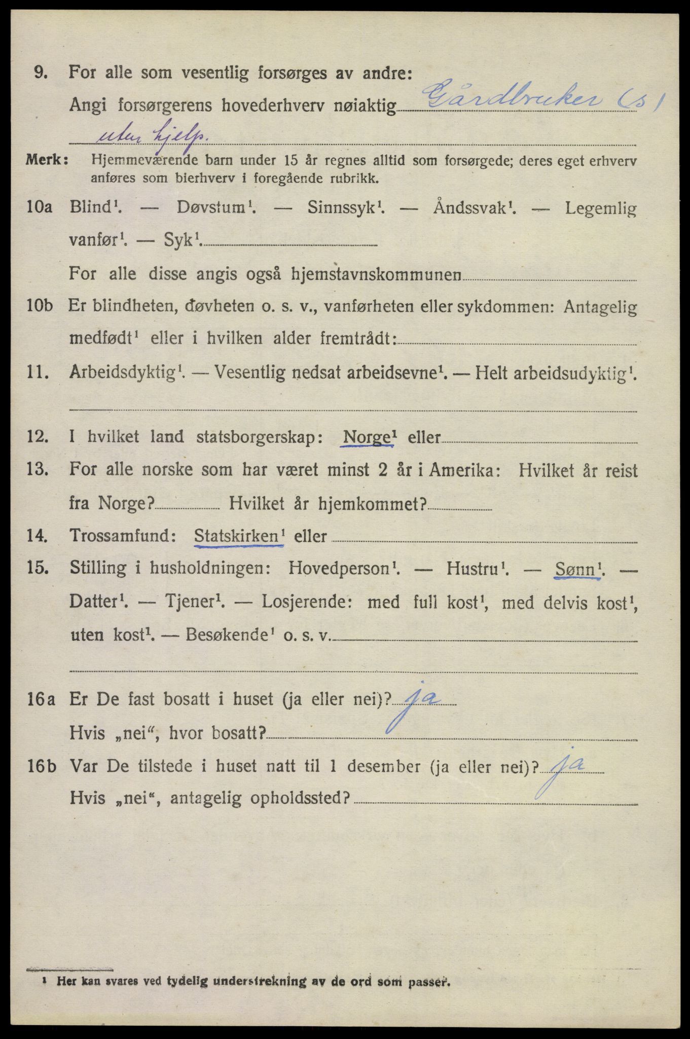 SAKO, 1920 census for Lardal, 1920, p. 1994