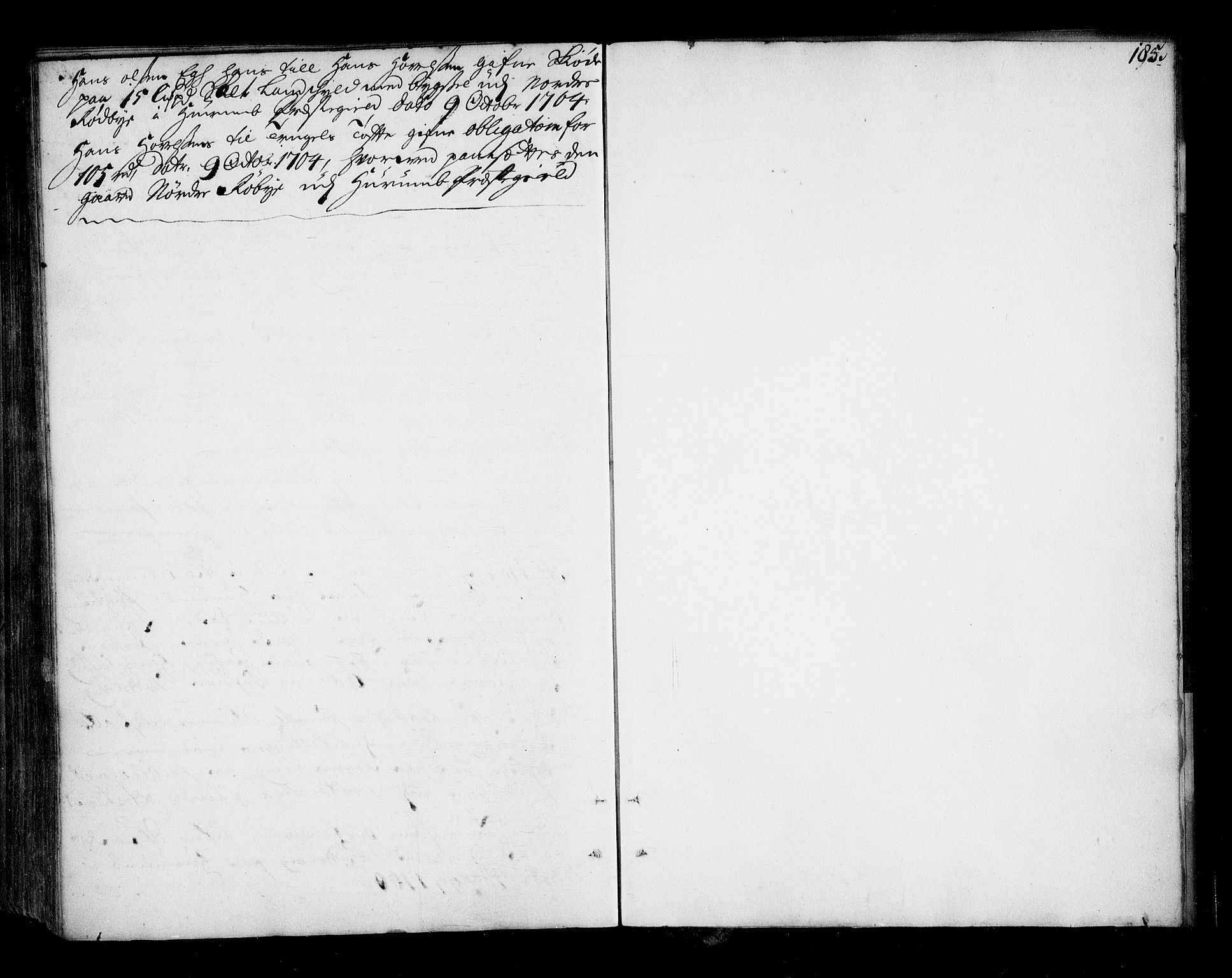 Lier, Røyken og Hurum sorenskriveri, AV/SAKO-A-89/F/Fa/L0039: Tingbok, 1701-1704, p. 185