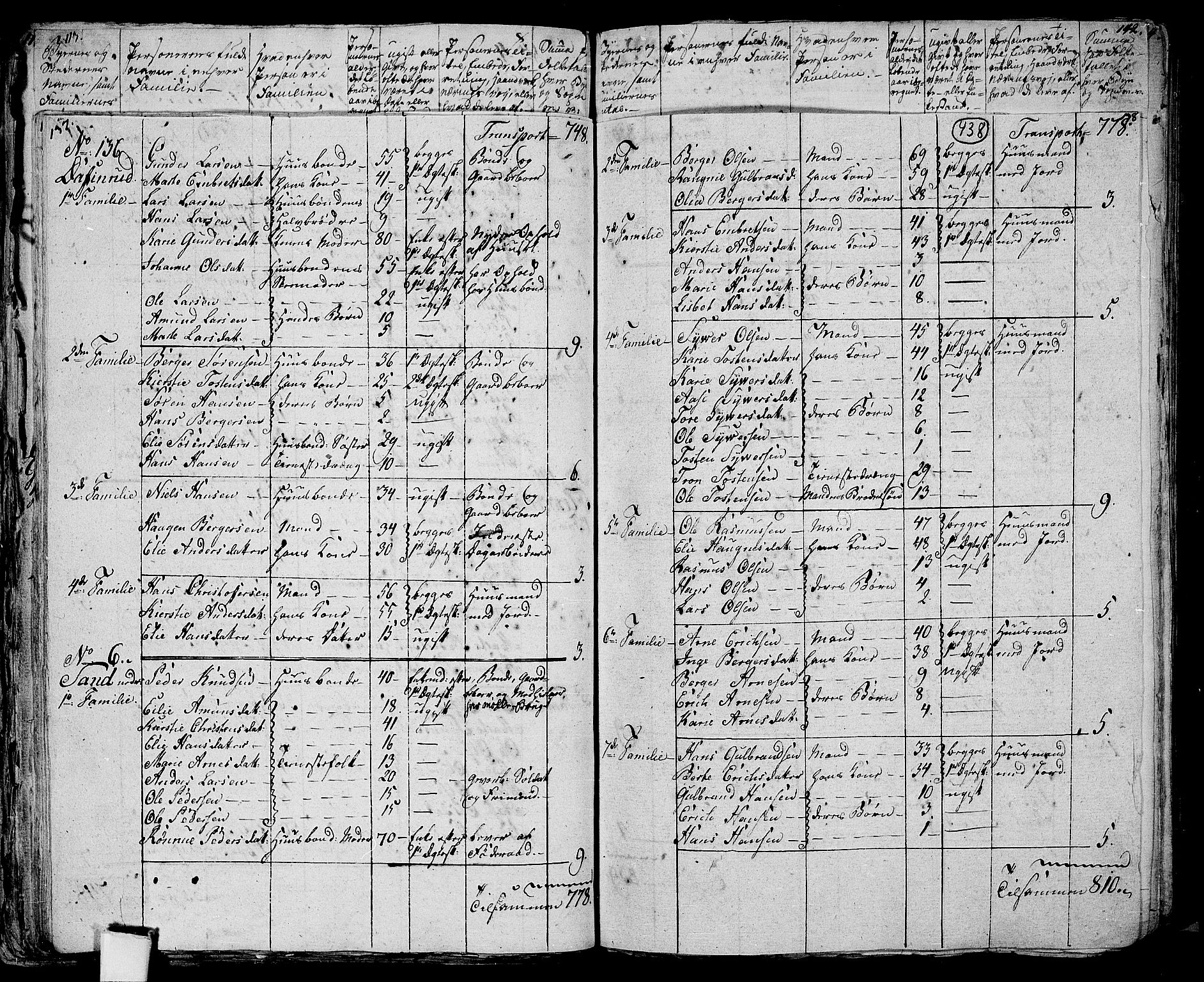 RA, 1801 census for 0419P Strøm, 1801, p. 437b-438a