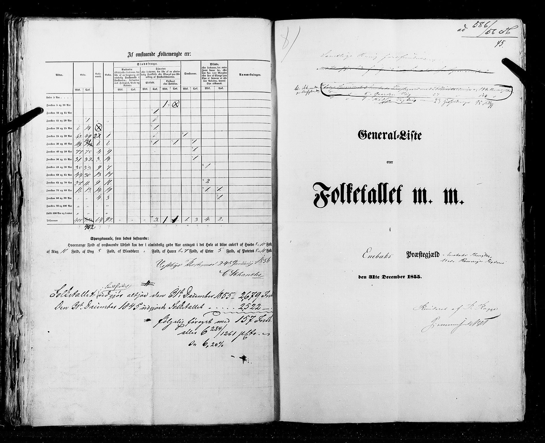 RA, Census 1855, vol. 1: Akershus amt, Smålenenes amt og Hedemarken amt, 1855, p. 45