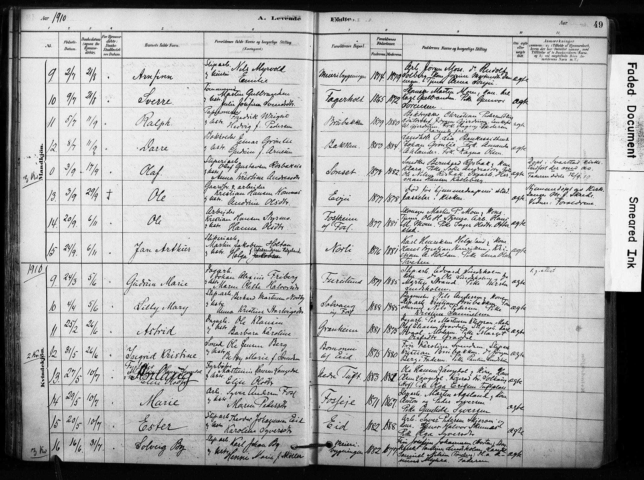 Sandsvær kirkebøker, AV/SAKO-A-244/F/Fc/L0001: Parish register (official) no. III 1, 1878-1923, p. 49