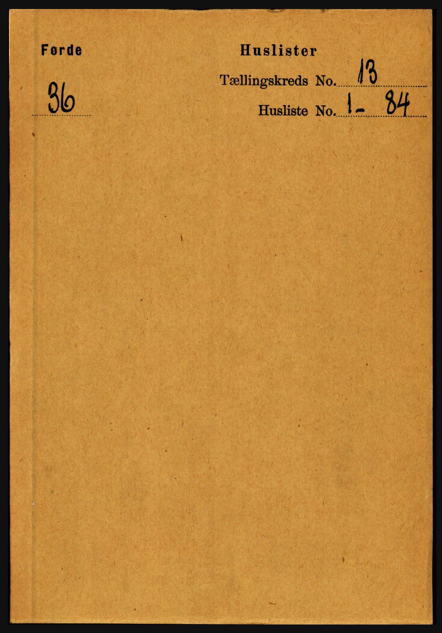 RA, 1891 census for 1432 Førde, 1891, p. 4494